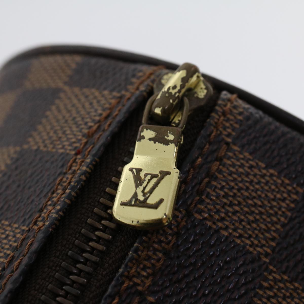 LOUIS VUITTON Damier Ebene Papillon 30 Hand Bag N51303 LV ar9767