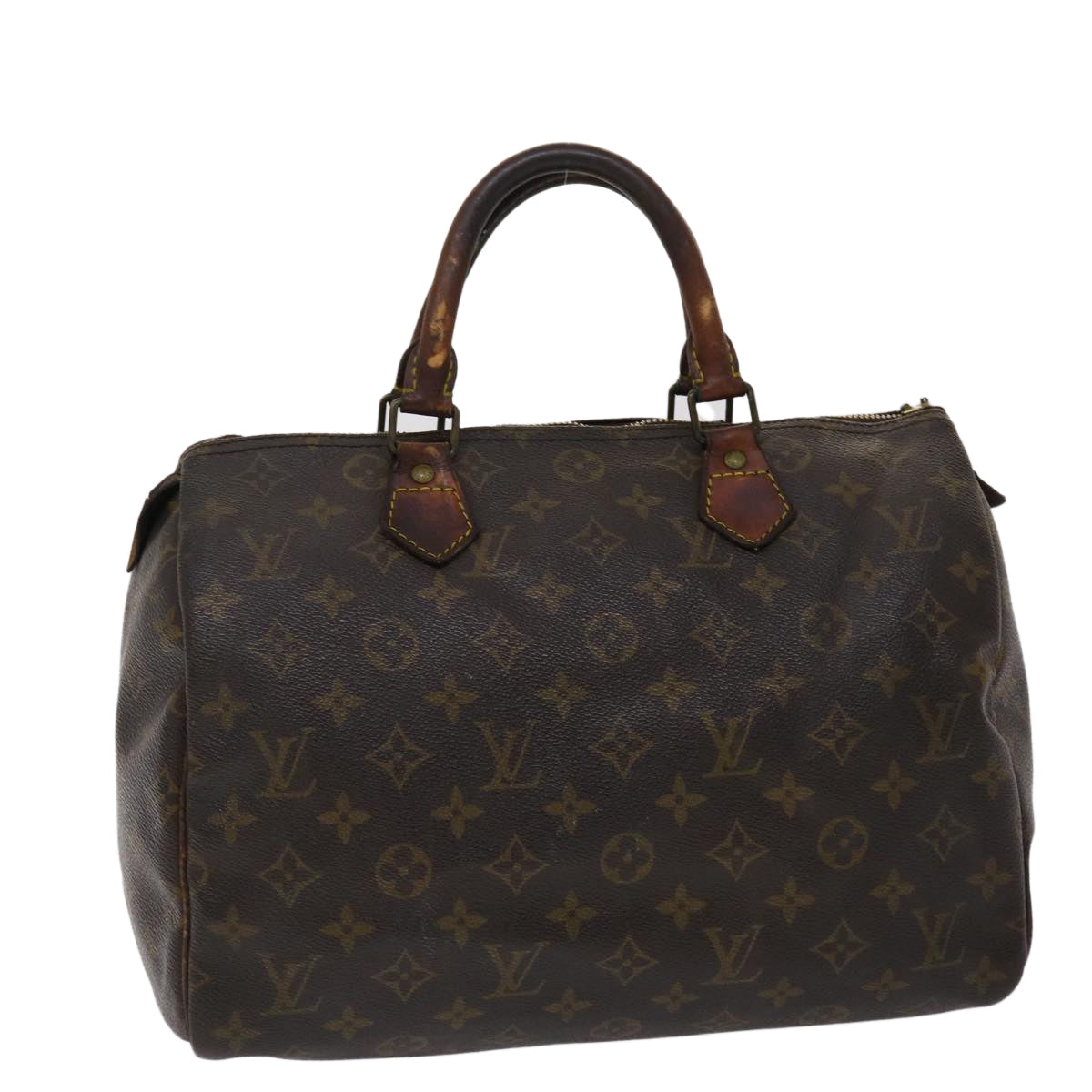 LOUIS VUITTON Monogram Speedy 30 Hand Bag M41526 LV ar9768