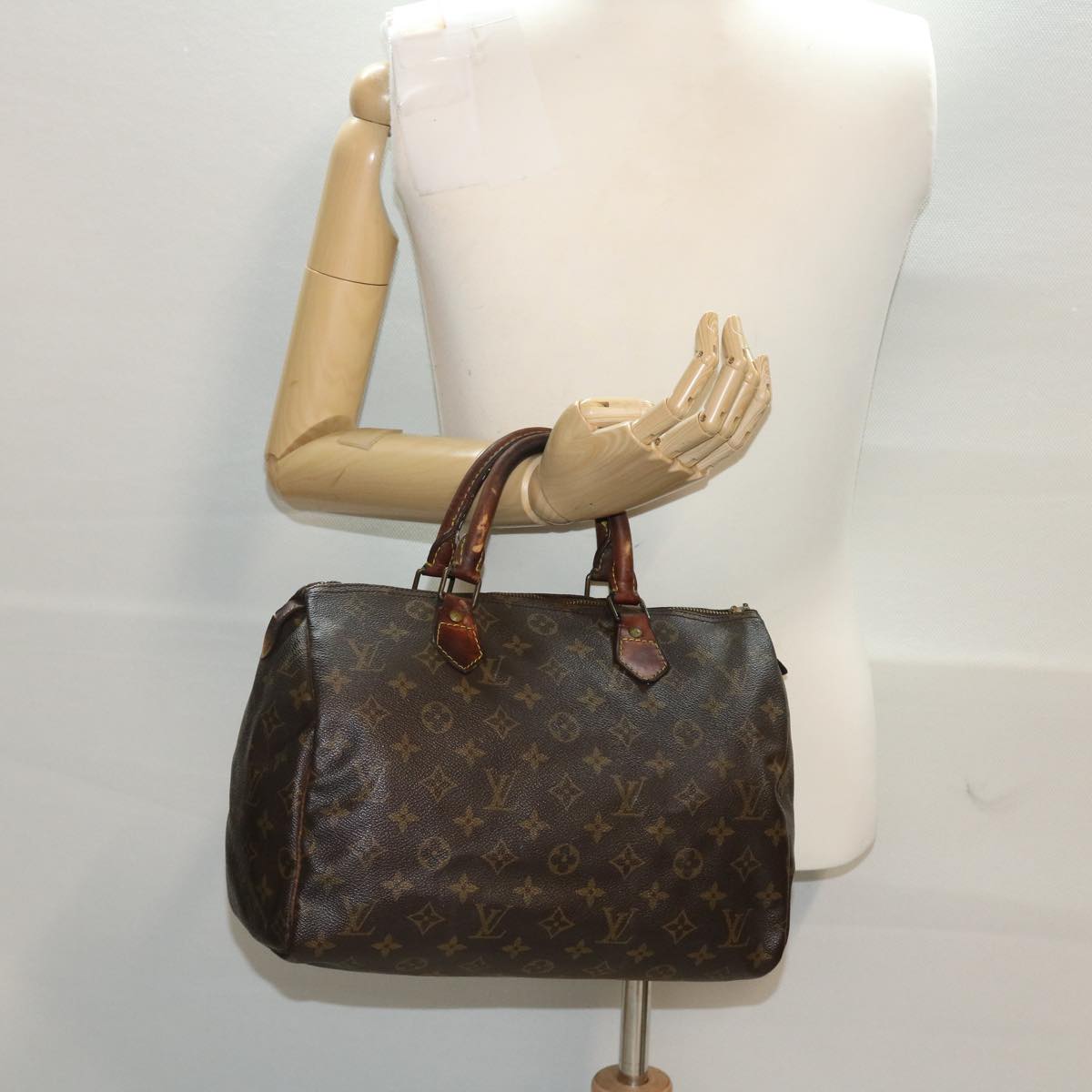 LOUIS VUITTON Monogram Speedy 30 Hand Bag M41526 LV ar9768