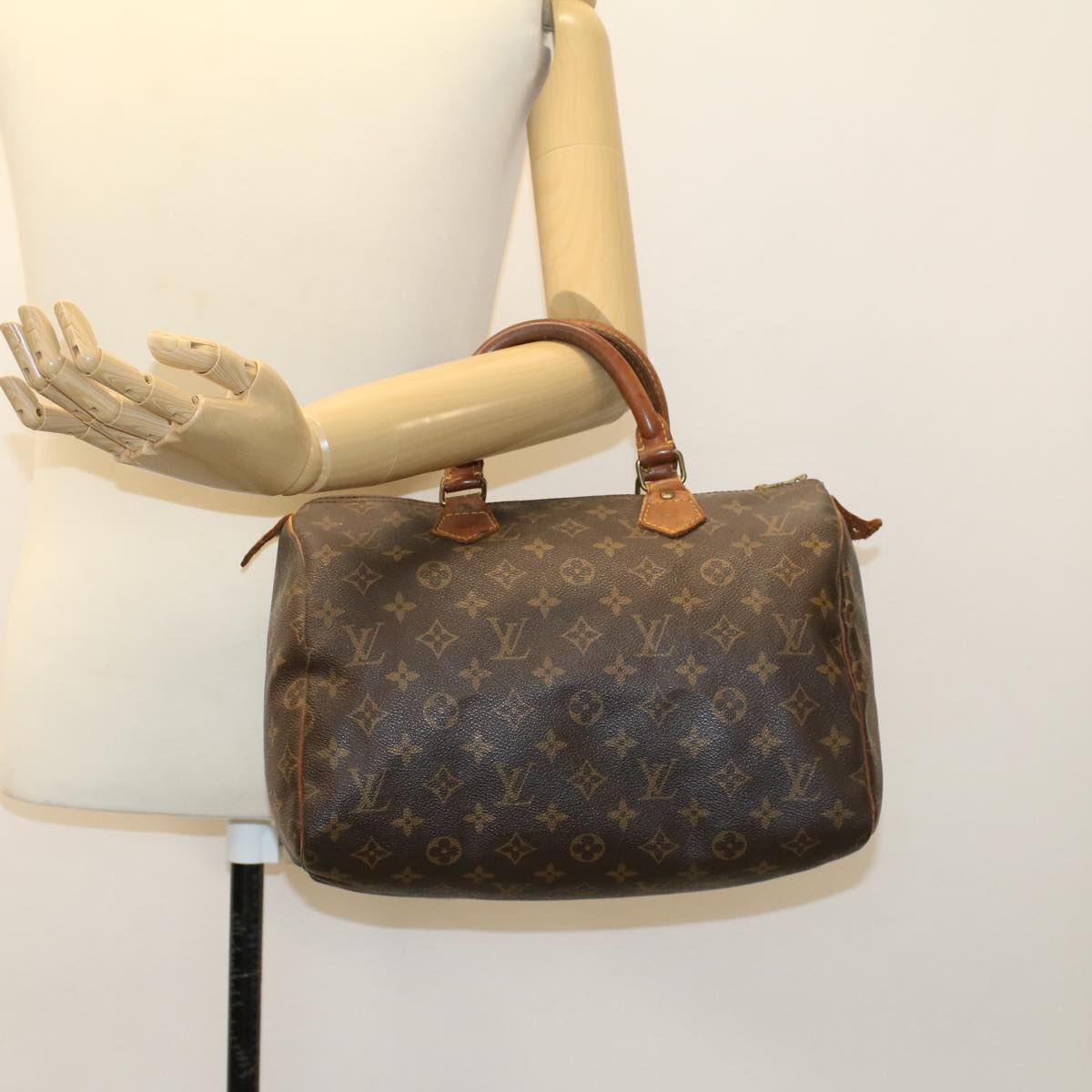 LOUIS VUITTON Monogram Speedy 30 Hand Bag M41526 LV ar9769