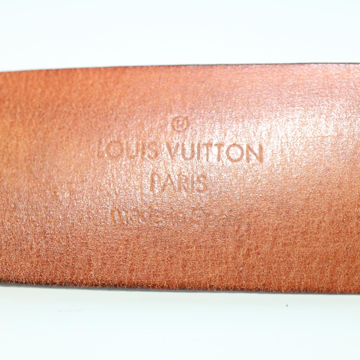 LOUIS VUITTON Monogram Ceinture Carre Belt 37.4"" M6801 LV ar9772