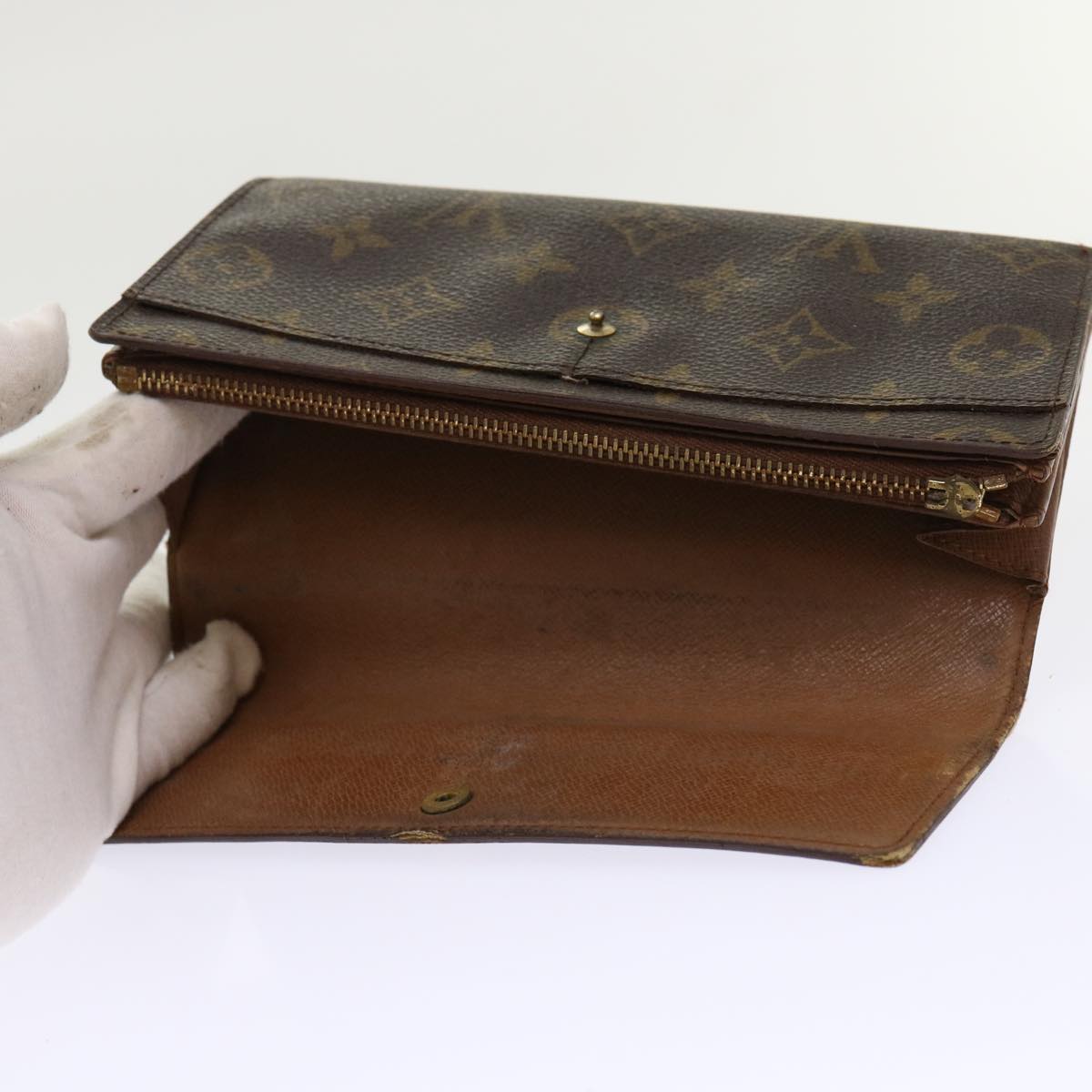 LOUIS VUITTON Monogram Long Wallet 2Set LV ar9773