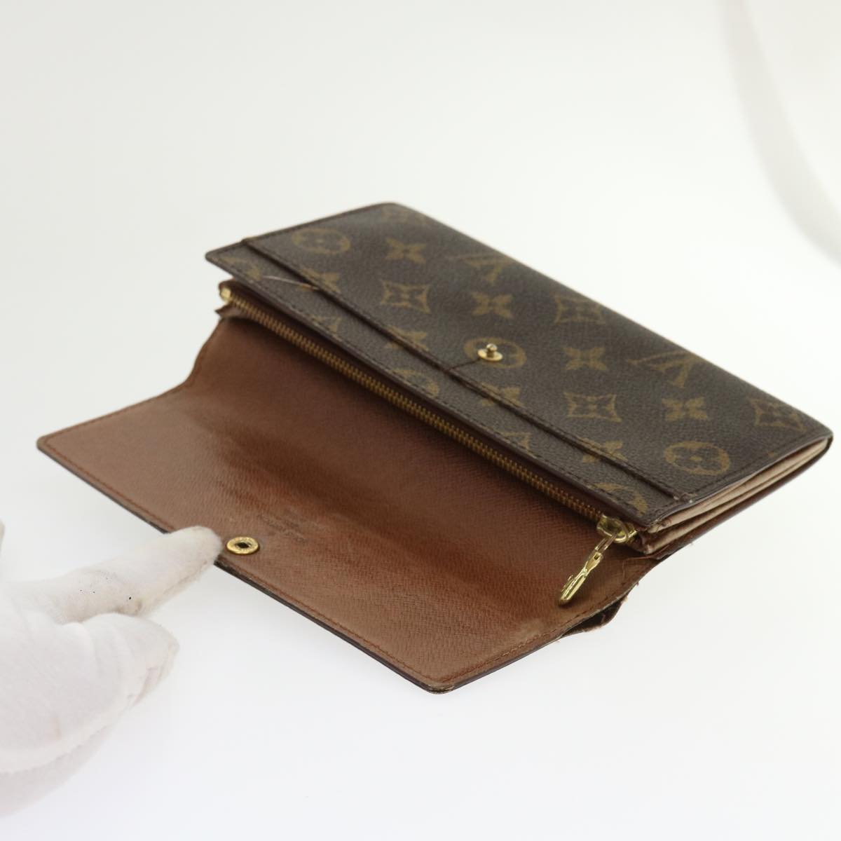LOUIS VUITTON Monogram Long Wallet 2Set LV ar9773