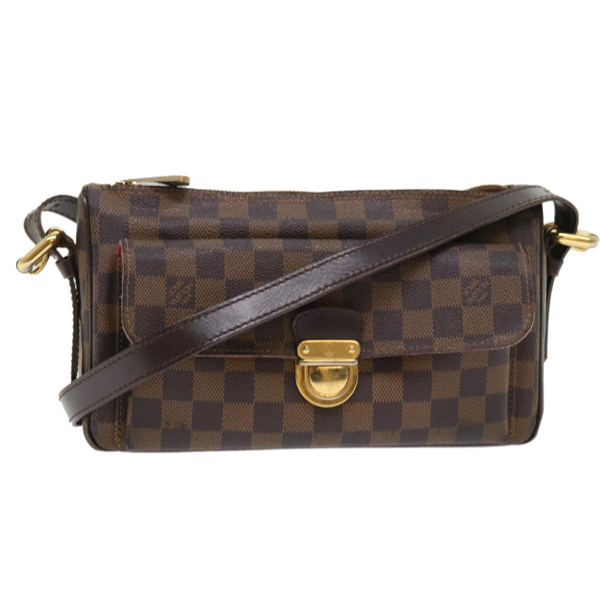 LOUIS VUITTON Damier Ebene Ravello GM Shoulder Bag 2way N60006 LV ar9779