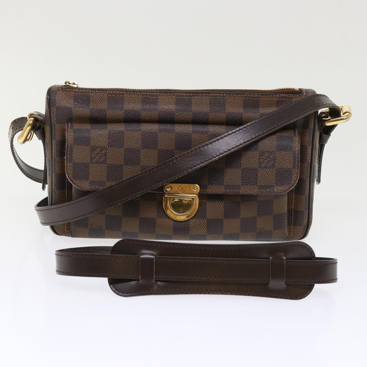 LOUIS VUITTON Damier Ebene Ravello GM Shoulder Bag 2way N60006 LV ar9779