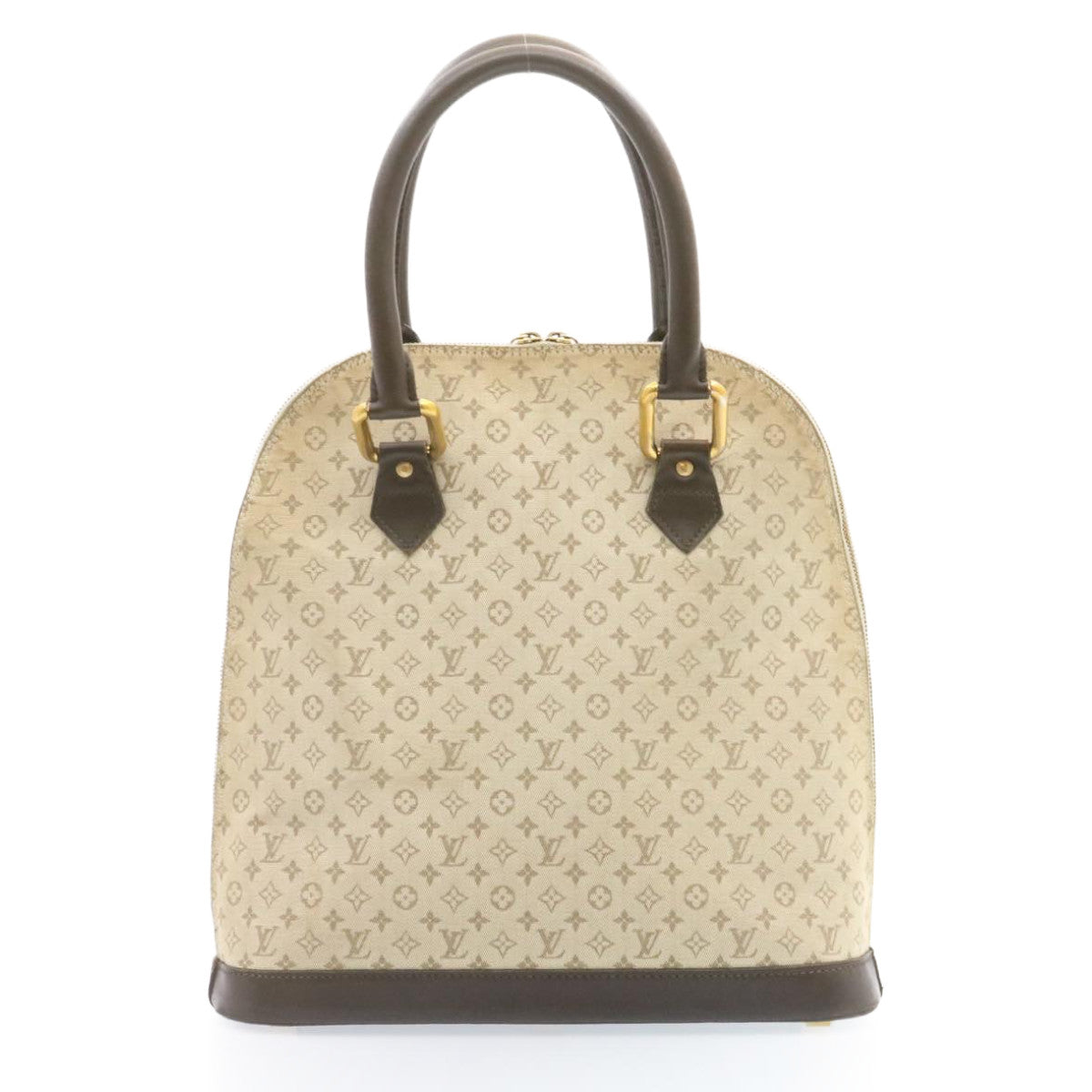 LOUIS VUITTON Monogram Mini Alma Haut Hand Bag Khaki M92203 LV as158