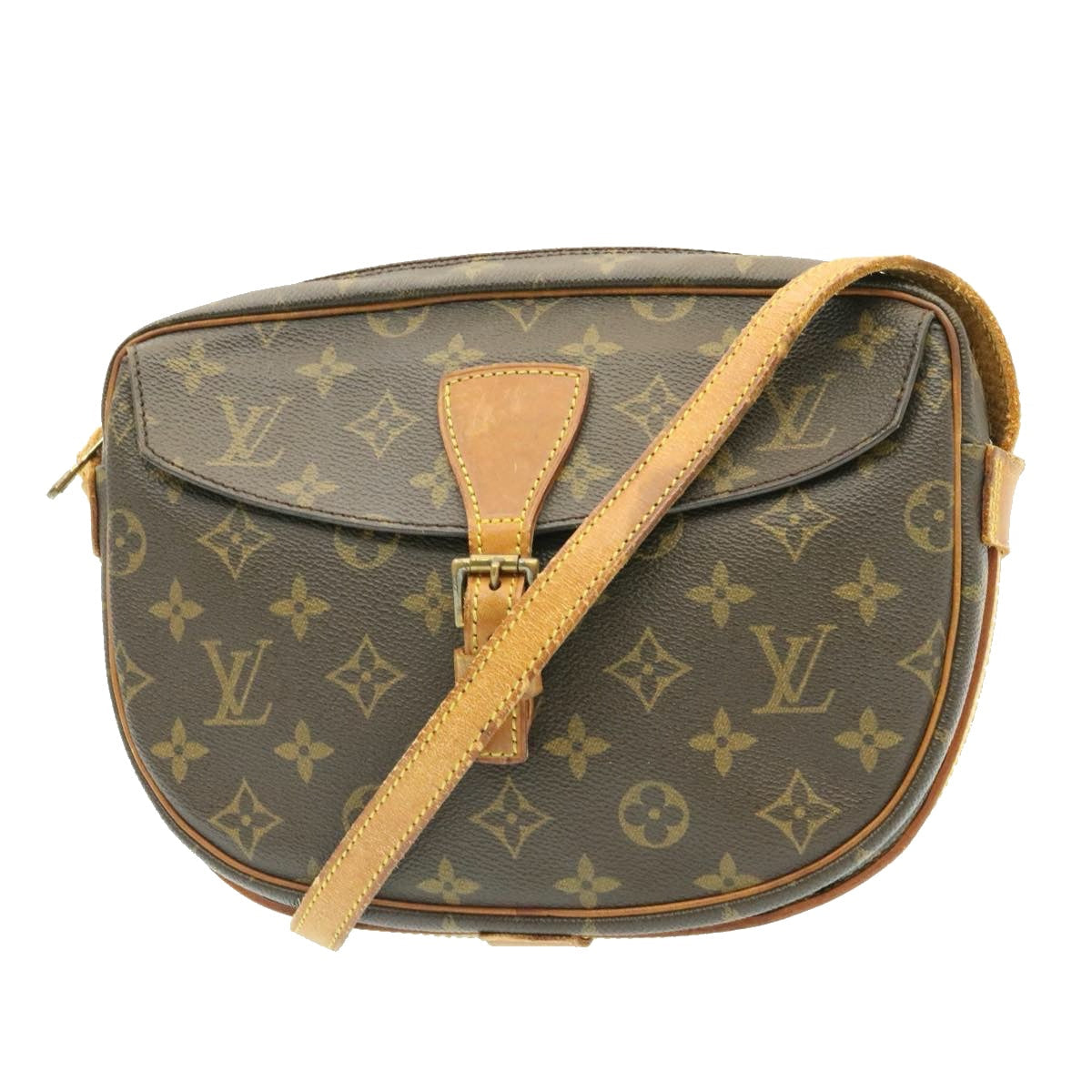 LOUIS VUITTON Monogram Jeune Fille MM Shoulder Bag M51226 LV as255