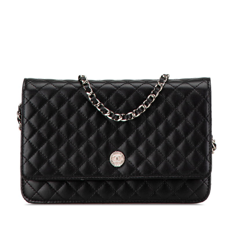 Chanel Matelasse Lambskin Chain Wallet