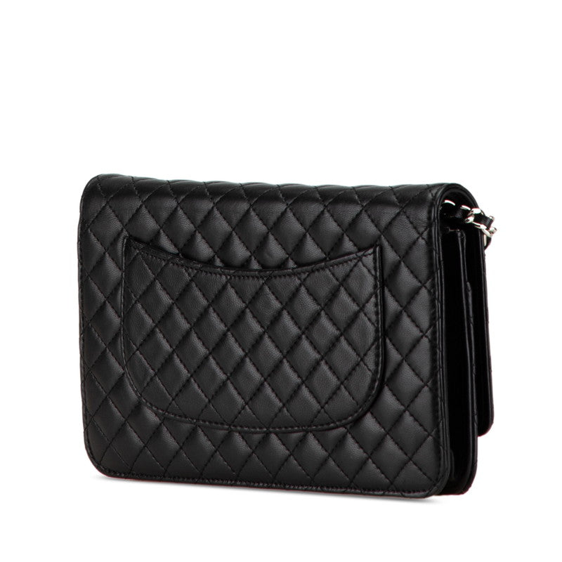 Chanel Matelasse Lambskin Chain Wallet