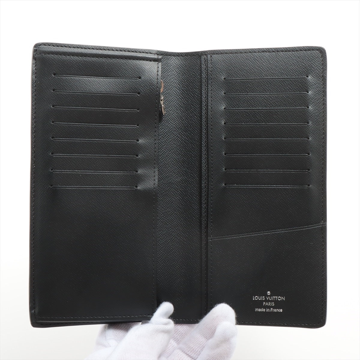 Louis Vuitton Taiga Portfolio Braza M30501 Noneir Wallet