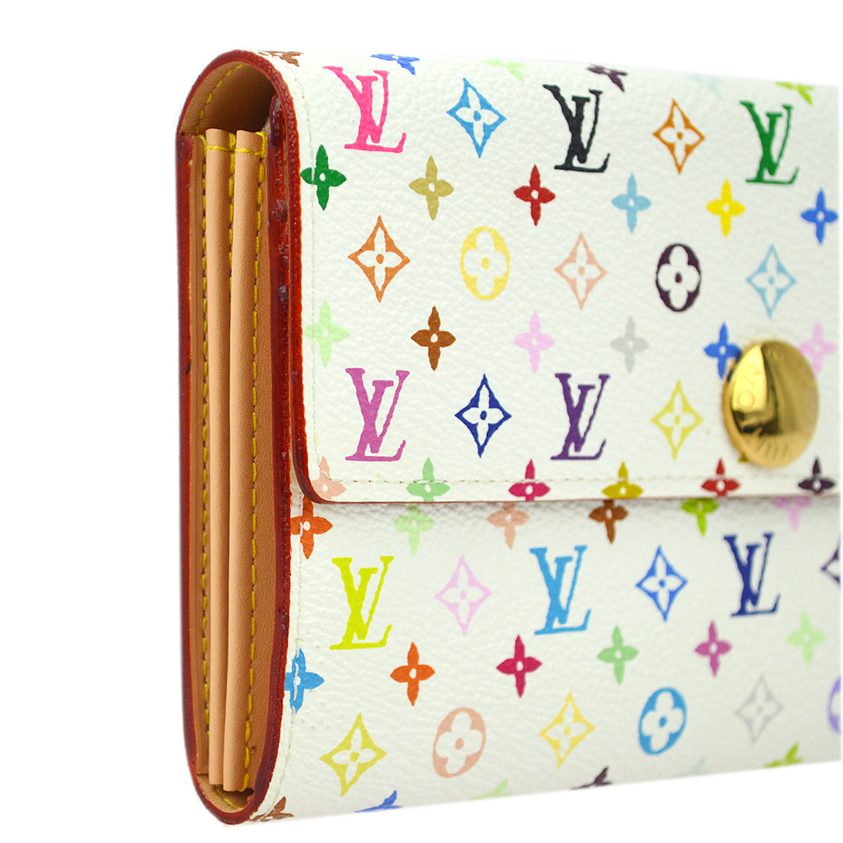 Louis Vuitton Multicolor Porte Monnaie Credit Wallet M60004