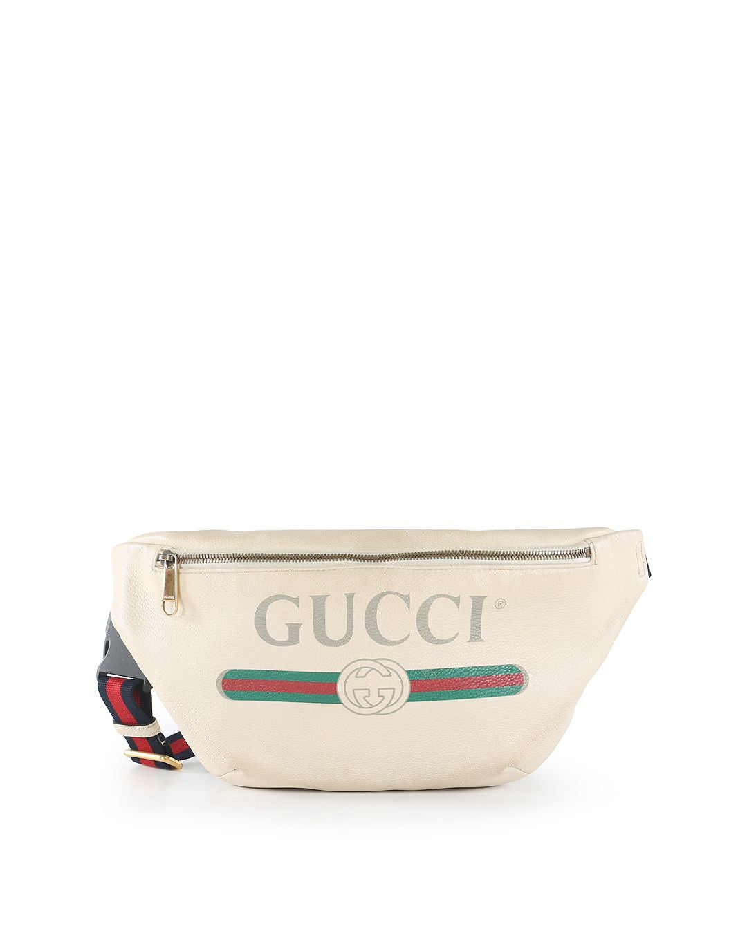 Gucci Beige Calfskin Leather Waist Bag