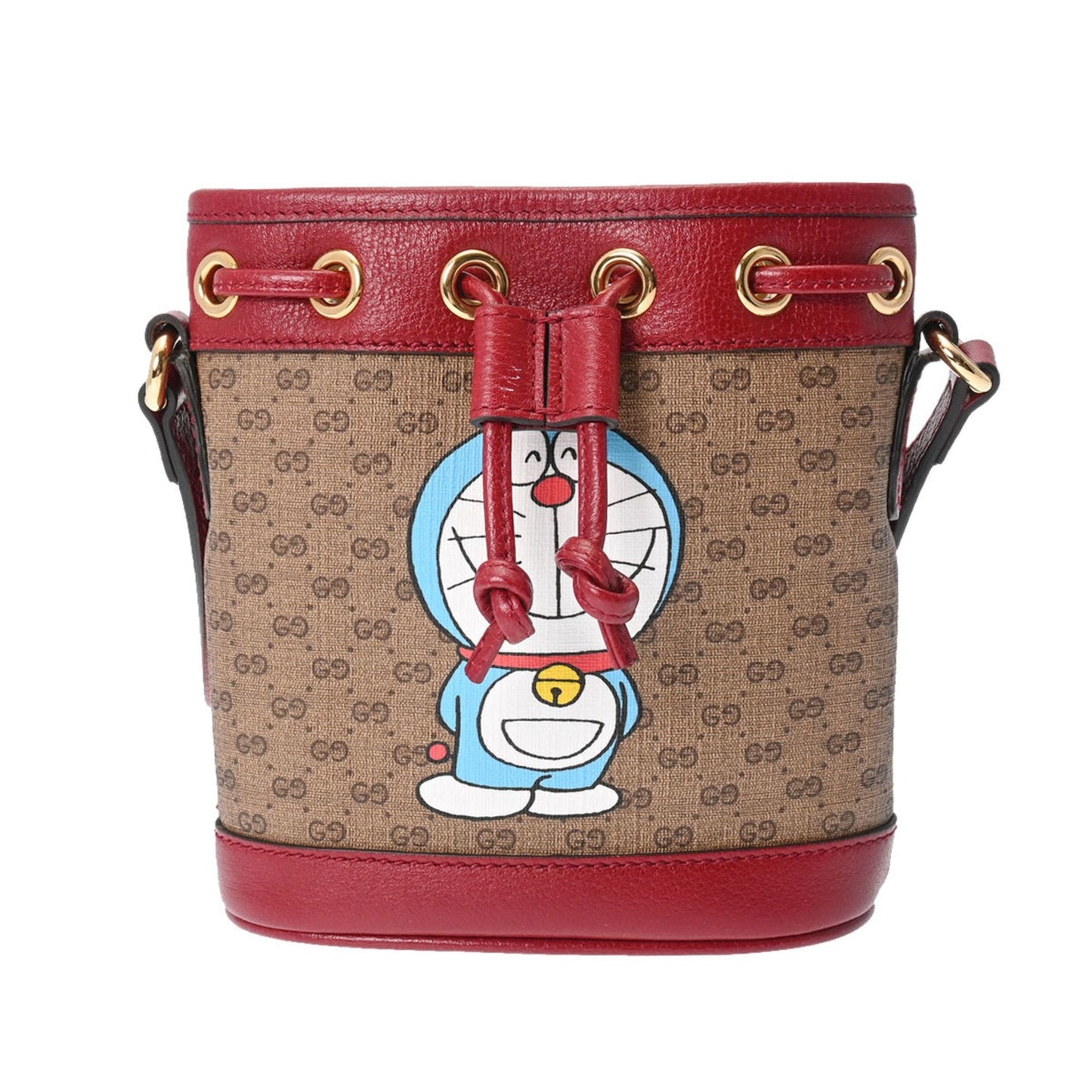 Luxury Gucci Trending 2025 Doraemon  Canvas Shoulder Bag ()