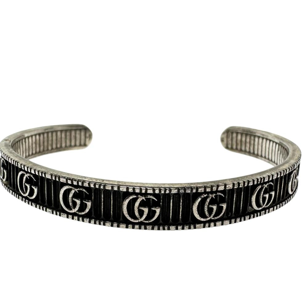 Gucci Silver 925 Double G Bangle Unisex