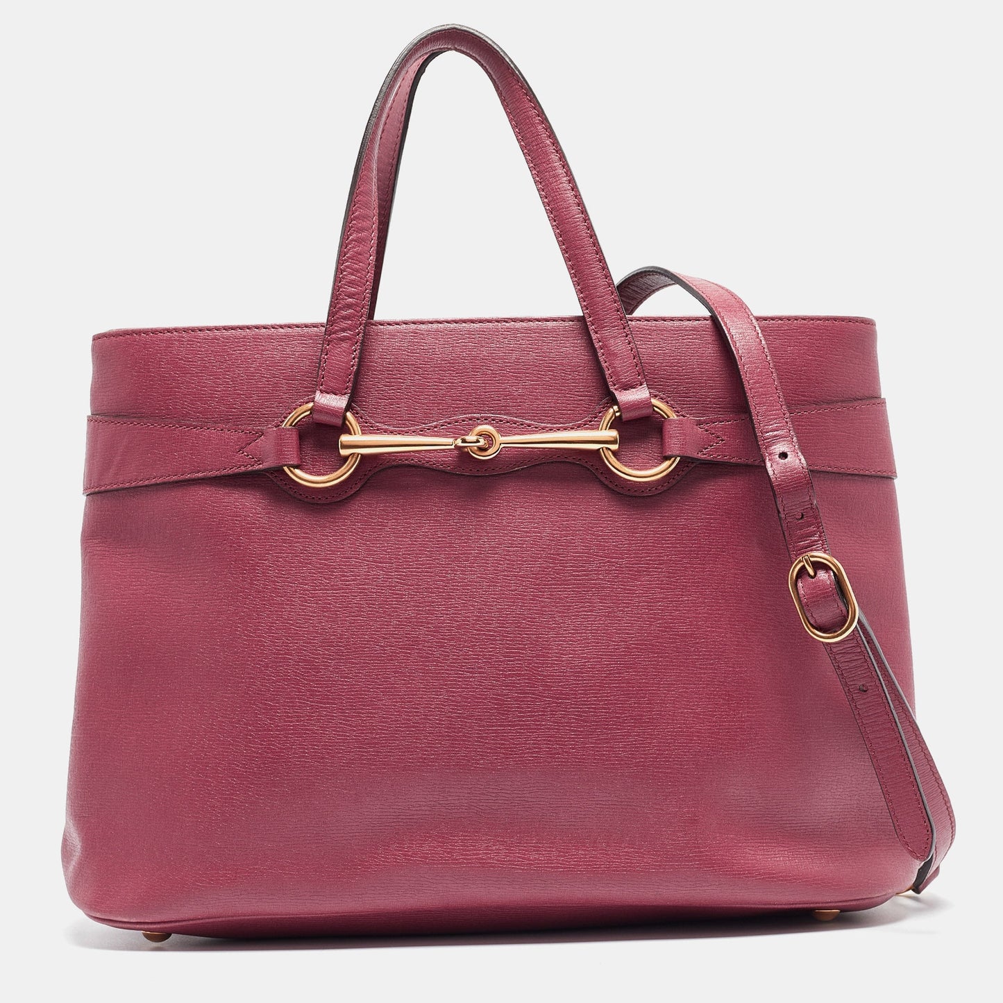 Luxury Gucci Trending 2025 Rosewood Pink Leather Medium Bright Bit Tote