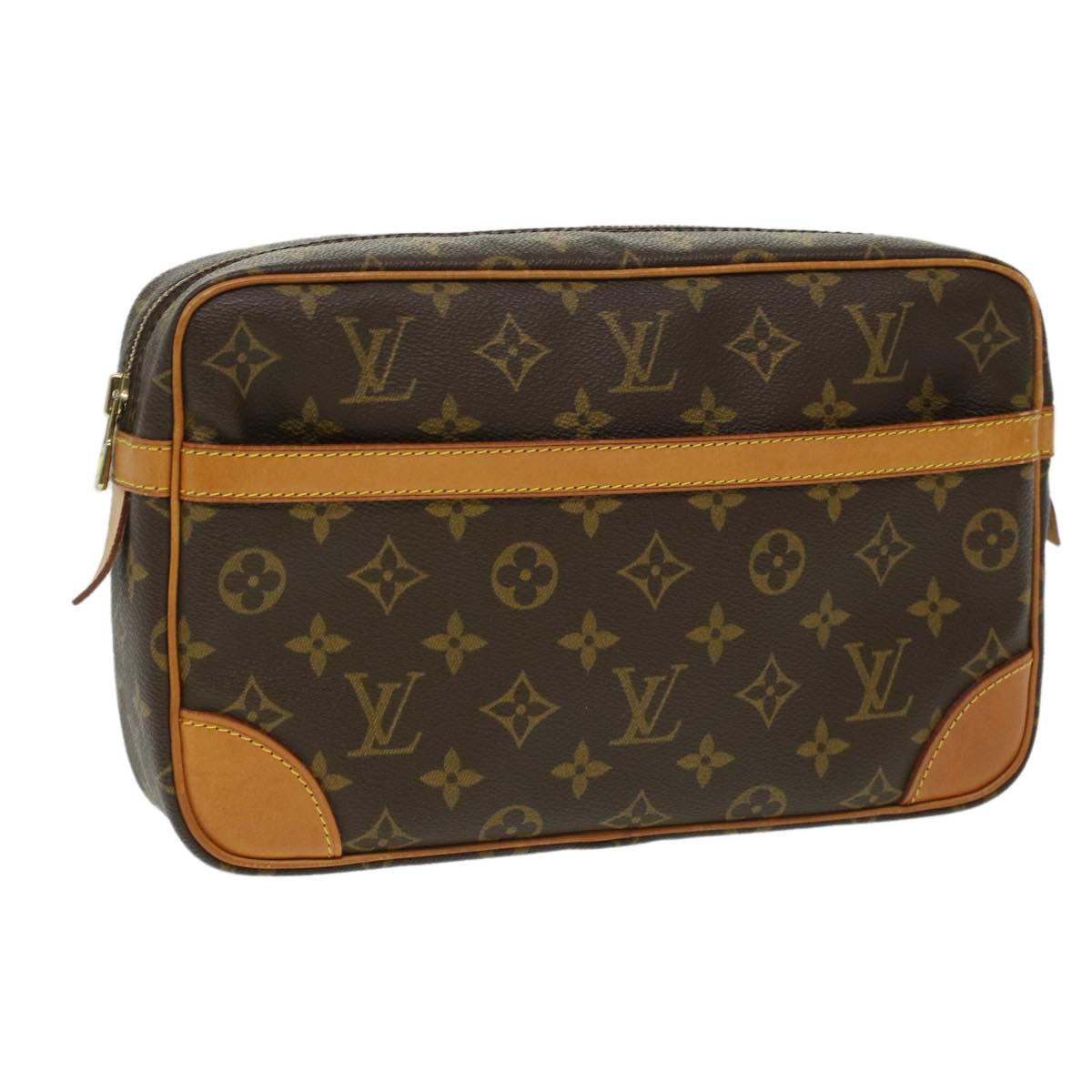 LOUIS VUITTON Monogram Compiegne 28 Clutch Bag M51845 LV B092