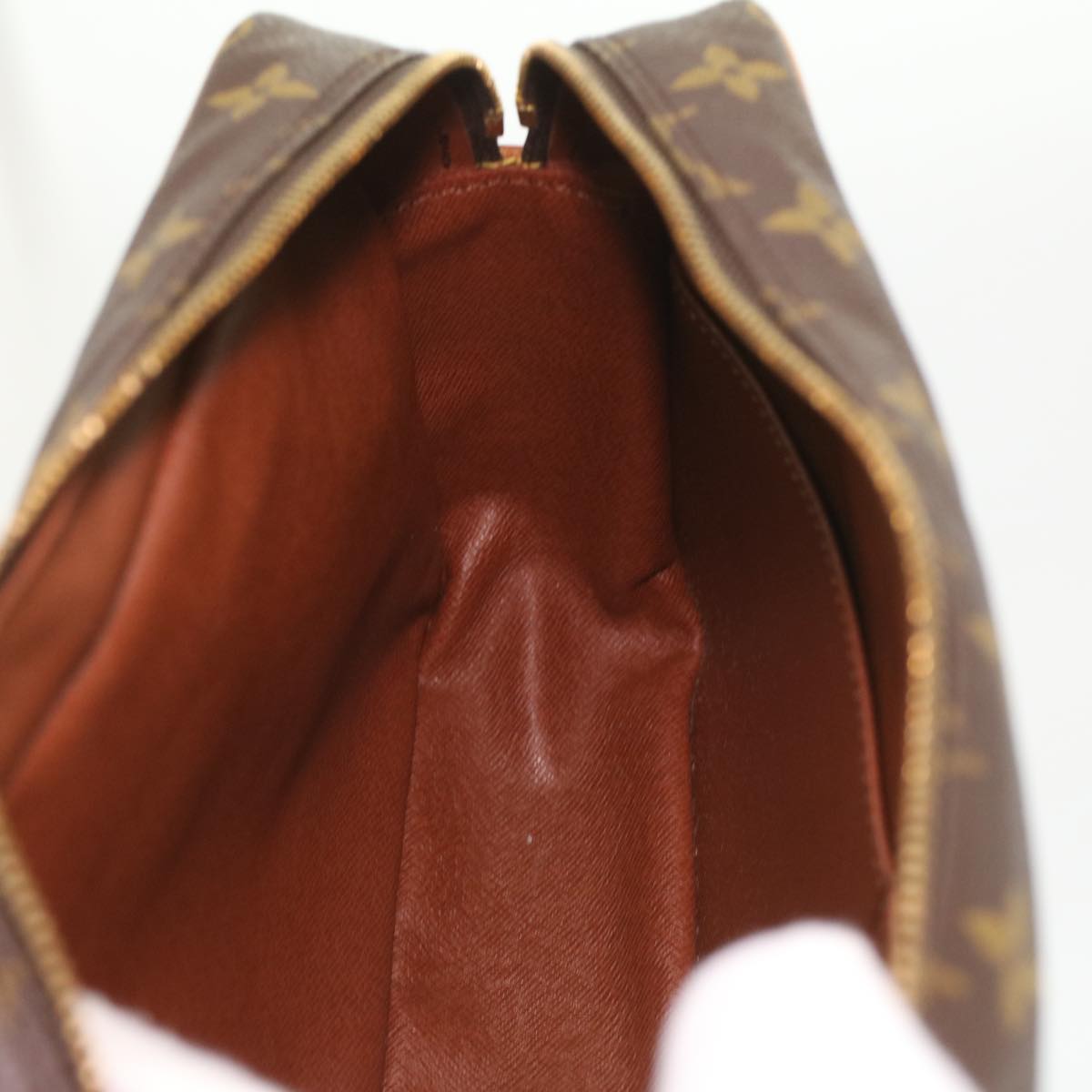 LOUIS VUITTON Monogram Compiegne 28 Clutch Bag M51845 LV B092