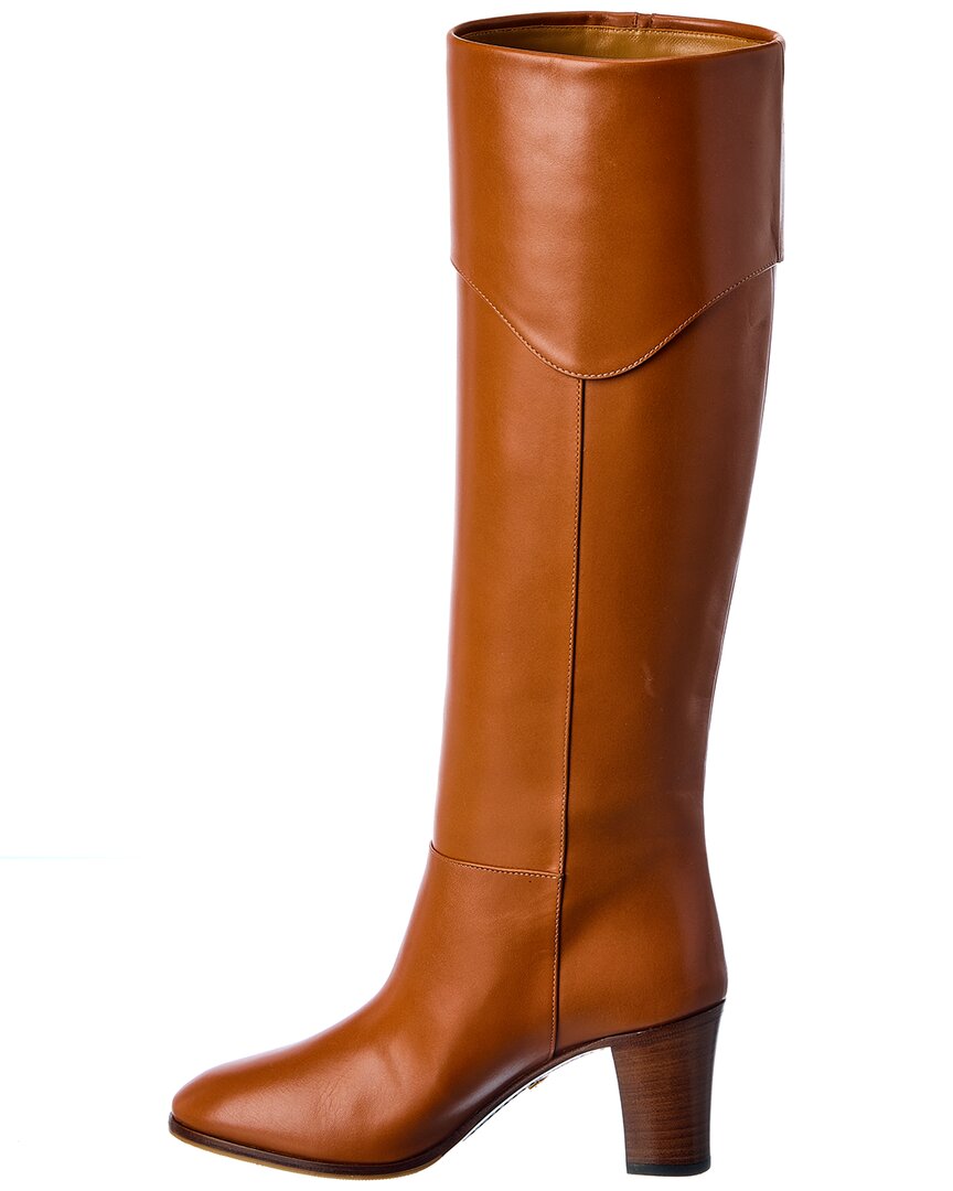 Gucci Horsebit Leather Knee-High Boot