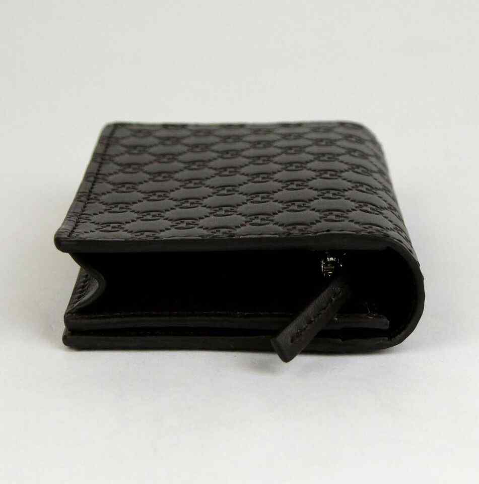 Gucci Men's  Microguccissima Leather Bi-fold Card Case Wallet