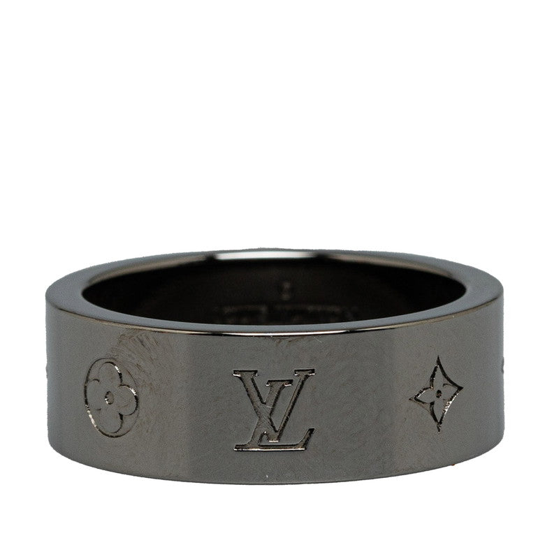 Louis Vuitton Monogram Nanogram Instinct Ring M00513 Silver Metal Men Louis Vuitton