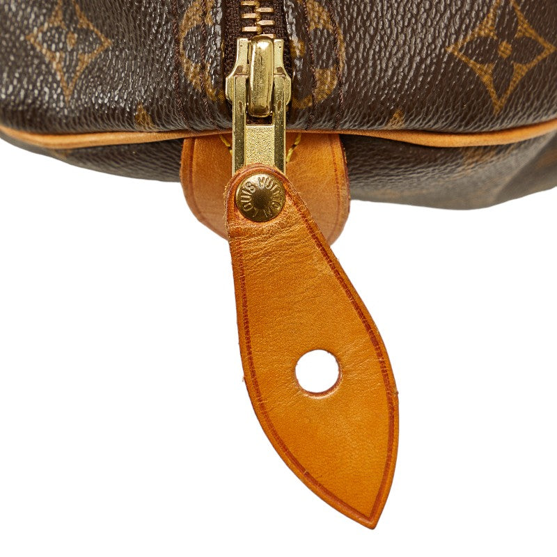 Louis Vuitton Monogram Speedy 35 Handbag M41524 Brown PVC Leather  Louis Vuitton