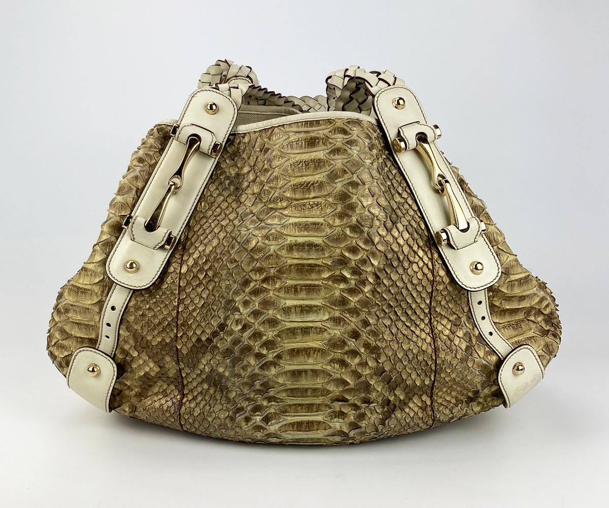 Luxury Gucci Trending 2025 Python Pelham Shoulder Bag