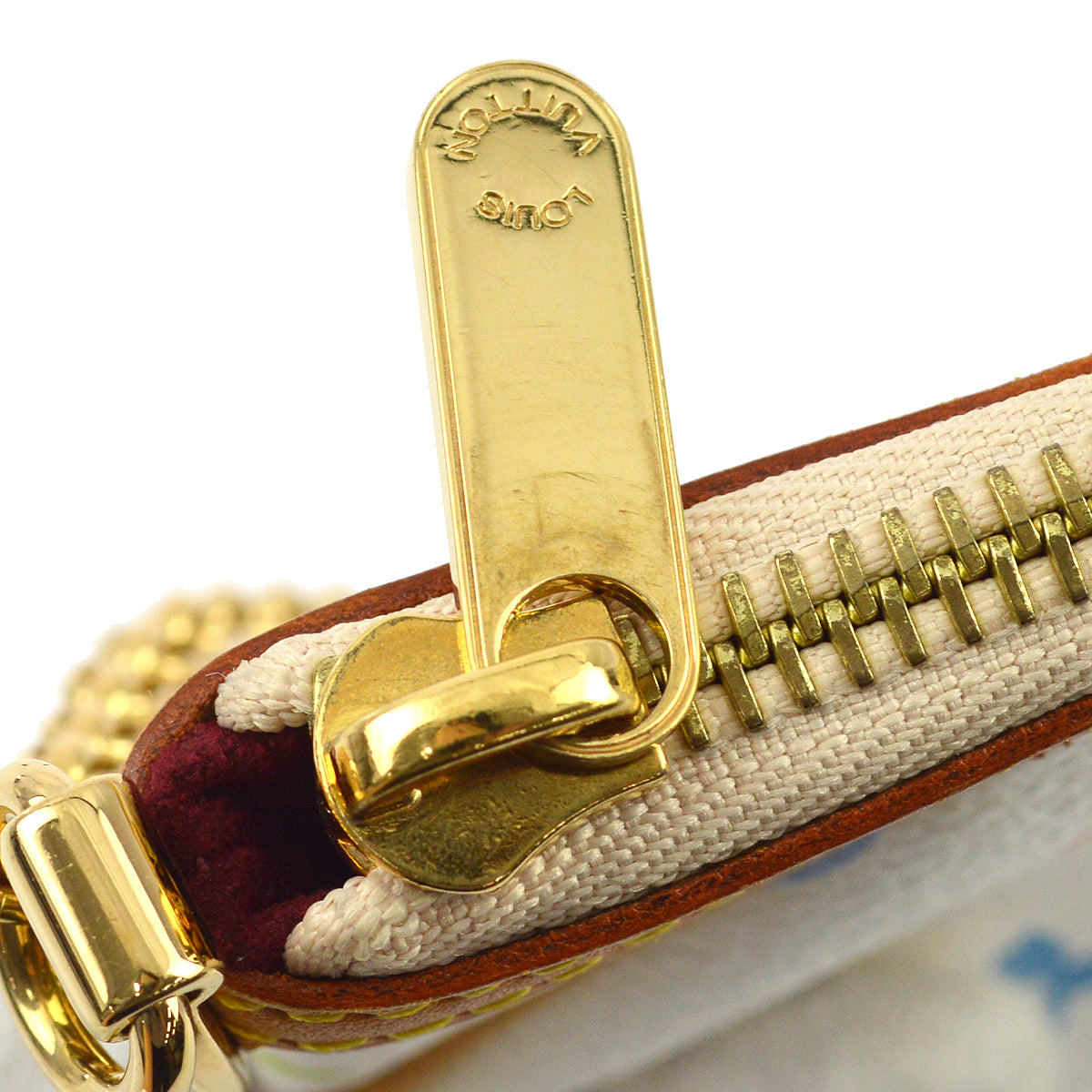 Louis Vuitton Multicolor White Pochette Milla MM Handbag M60096