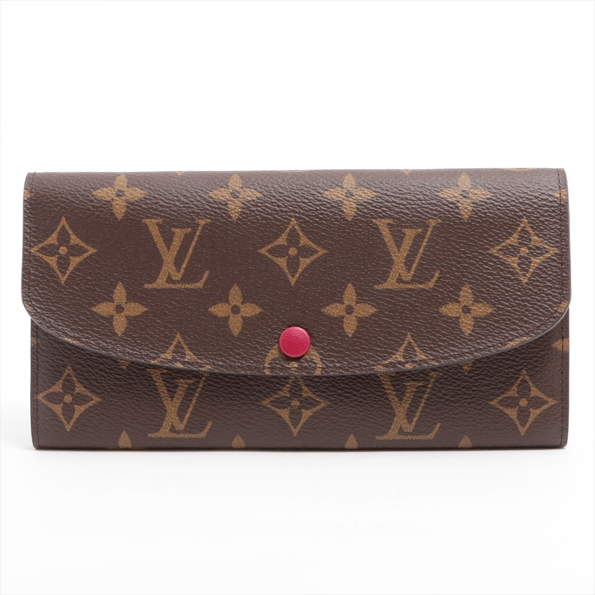 Louis Vuitton Monogram Portfolio Emily M60697 Fuchsha Pink Wallet