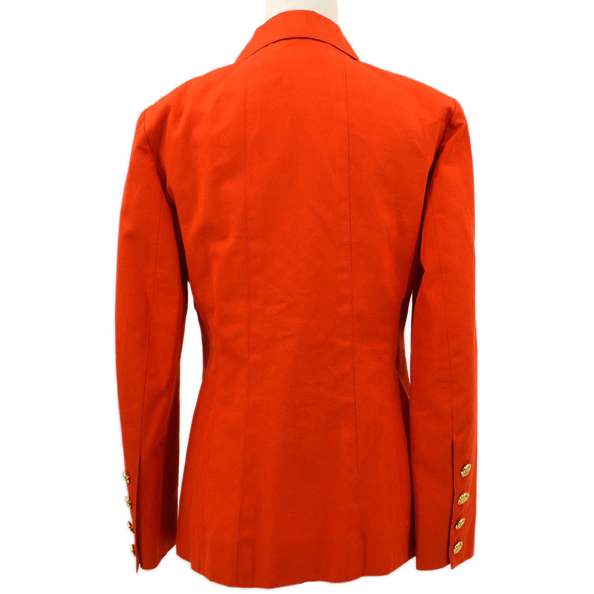 Luxury Chanel 1984 off-centre fastening peak lapels blazer #36