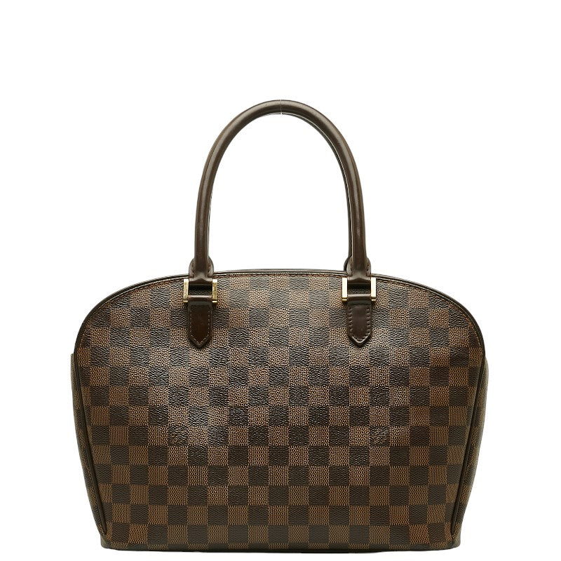 Louis Vuitton Damier Sarria Horizontal Handbag N51282 Eve Brown PVC Leather  Louis Vuitton
