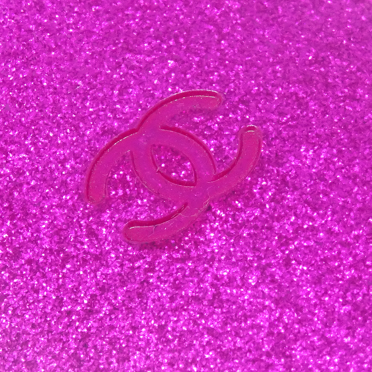 Chanel Hair Clip Hairpin Barrette Pink 00A