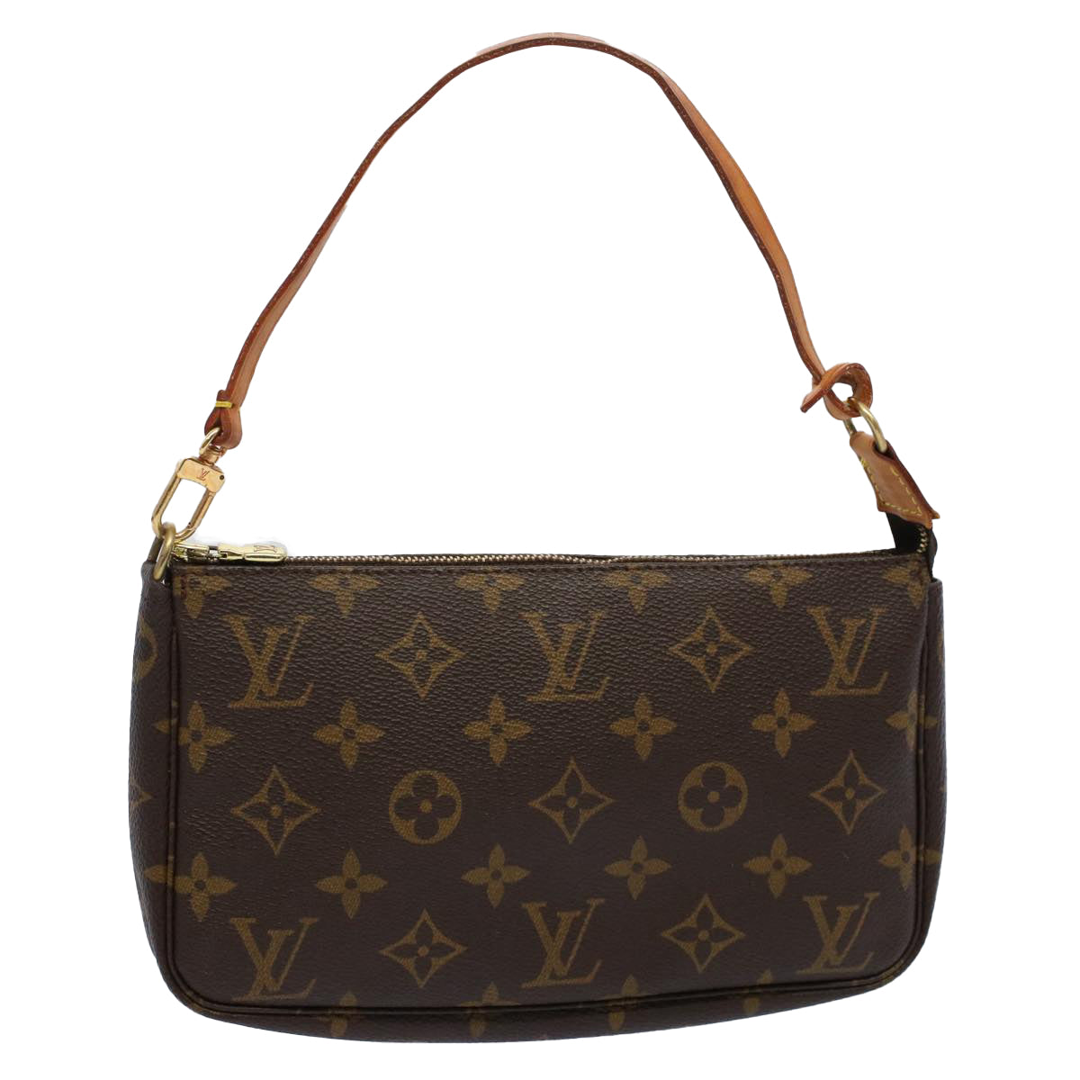 Louis Vuitton Pochette Accessoire  Canvas Clutch Bag ()