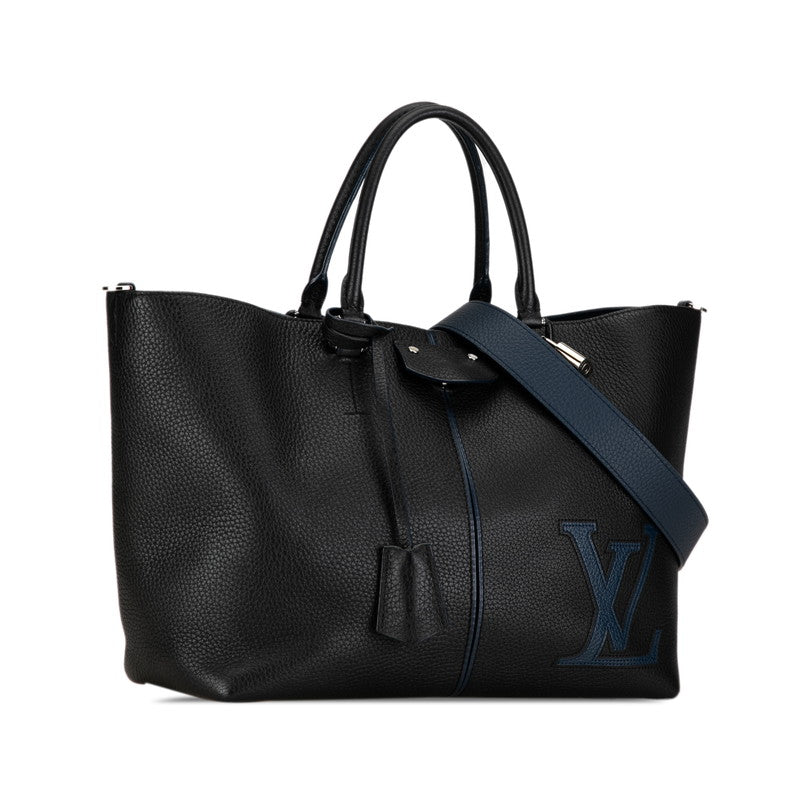 Louis Vuitton Pearl Handbag 2WAY M54778 Noir Navy  Leather  Lois Vuitton