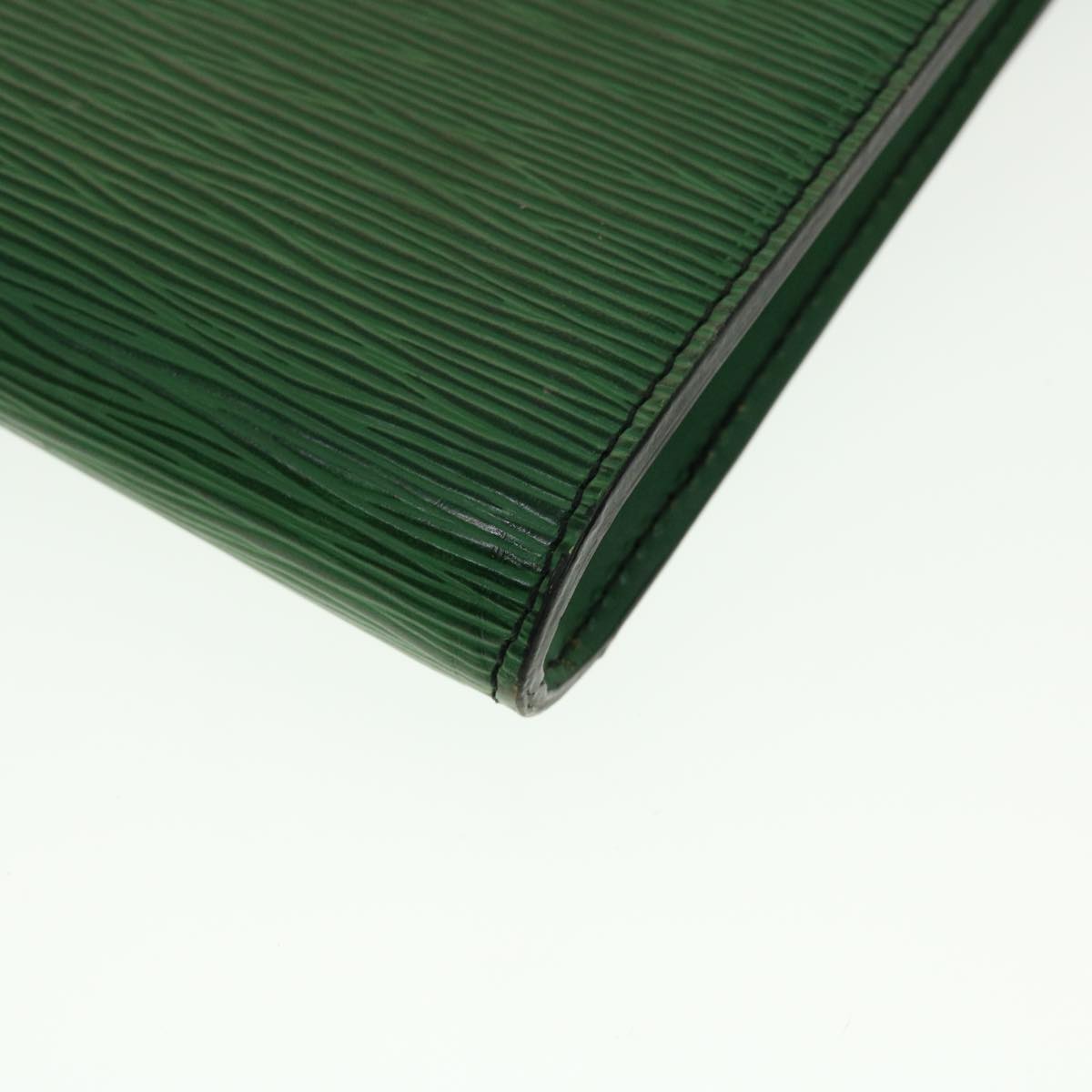 LOUIS VUITTON Epi Document Case Clutch Bag Green LV B262