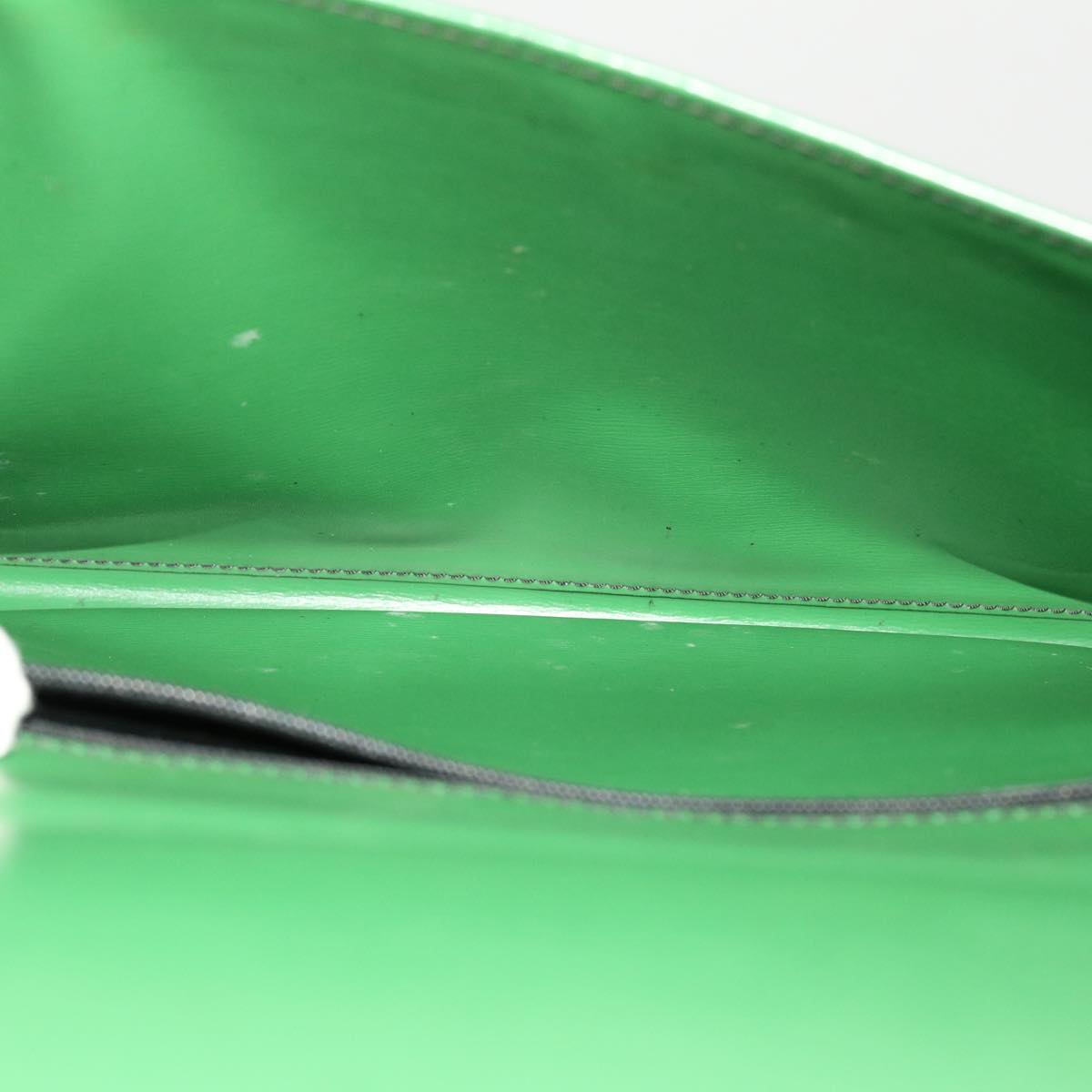 LOUIS VUITTON Epi Document Case Clutch Bag Green LV B262