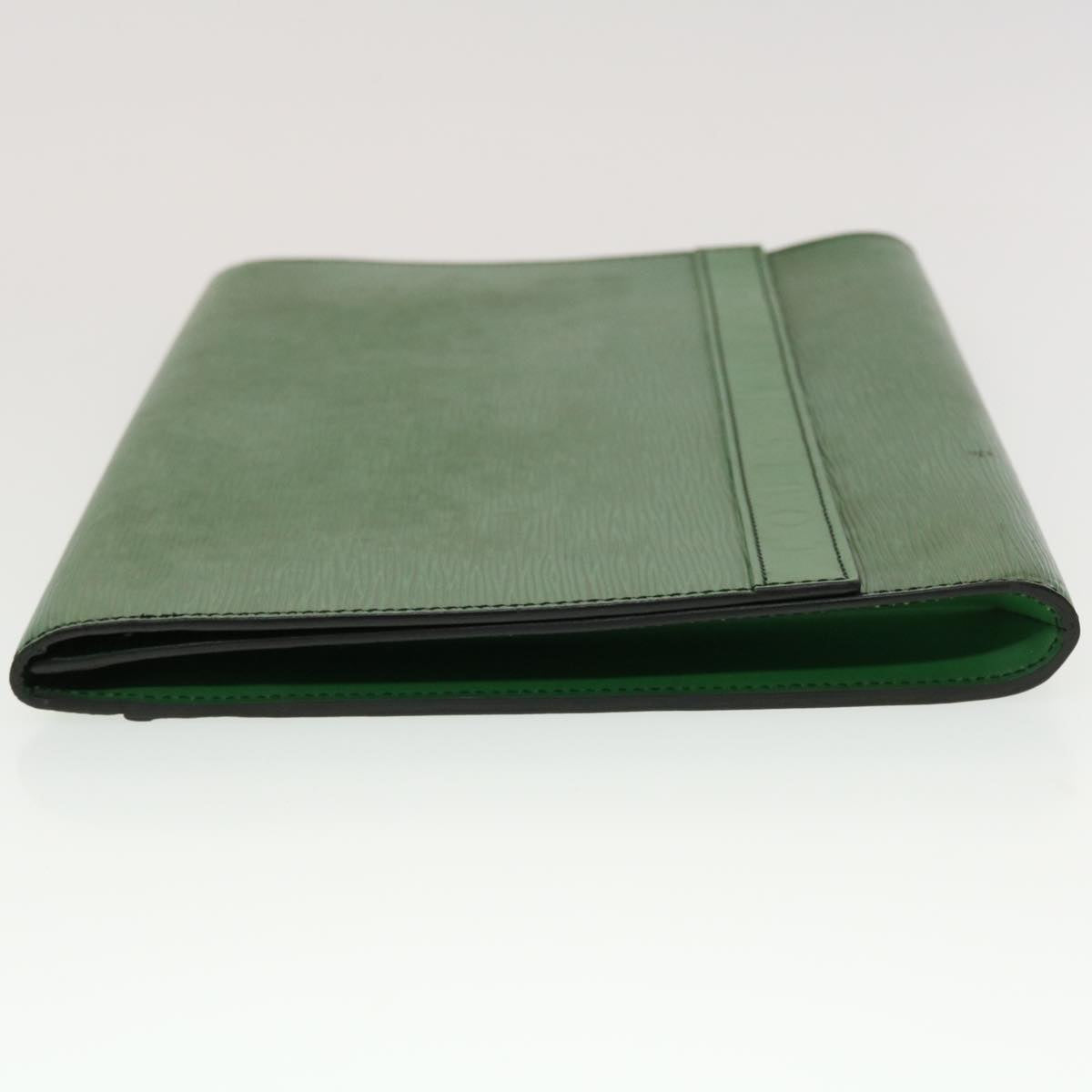 LOUIS VUITTON Epi Document Case Clutch Bag Green LV B262
