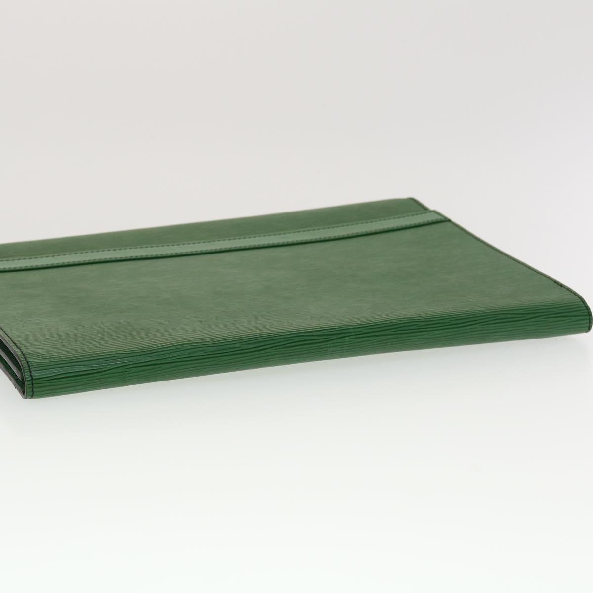 LOUIS VUITTON Epi Document Case Clutch Bag Green LV B262