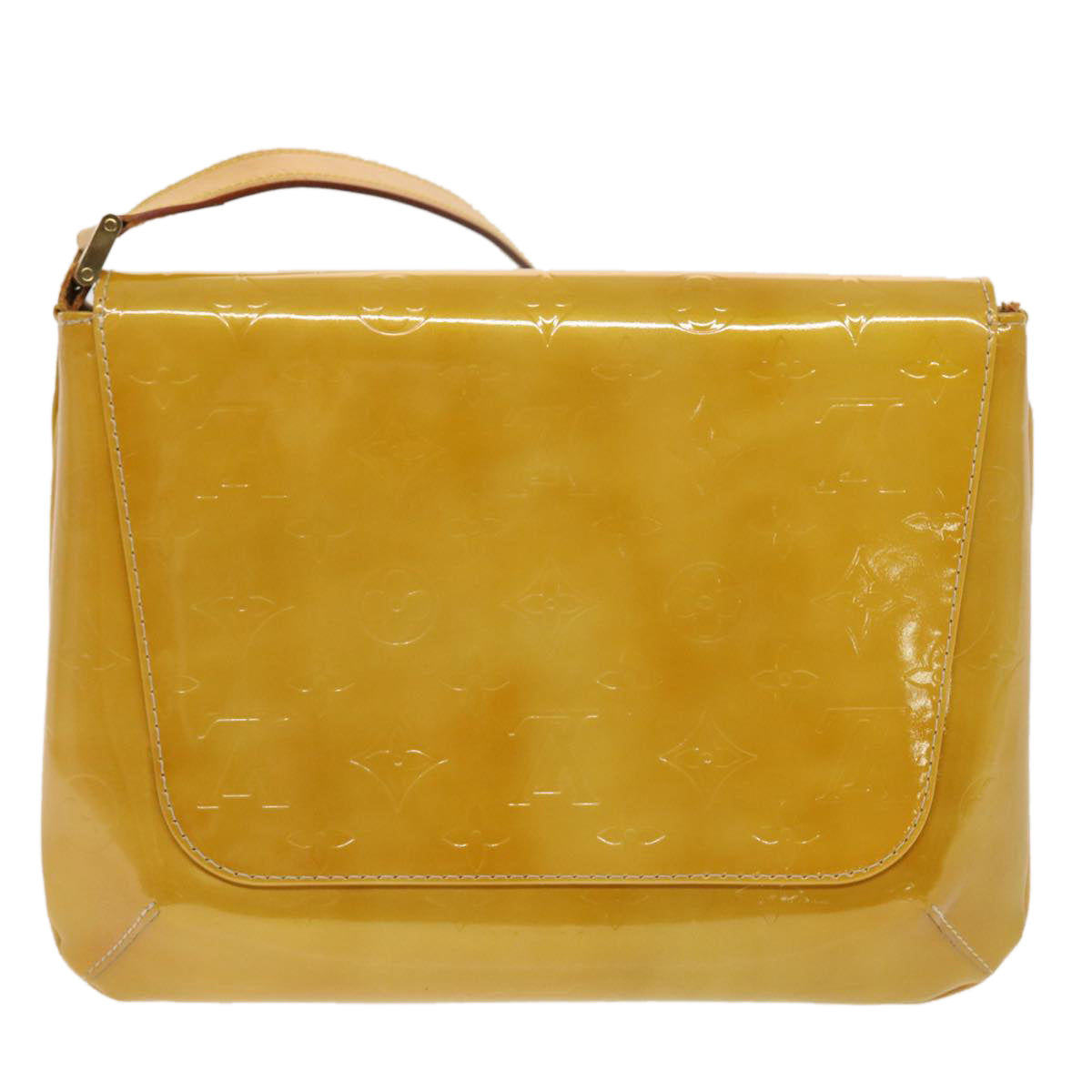 LOUIS VUITTON Monogram Vernis Thompson Street Bag Beige M91301 LV B263