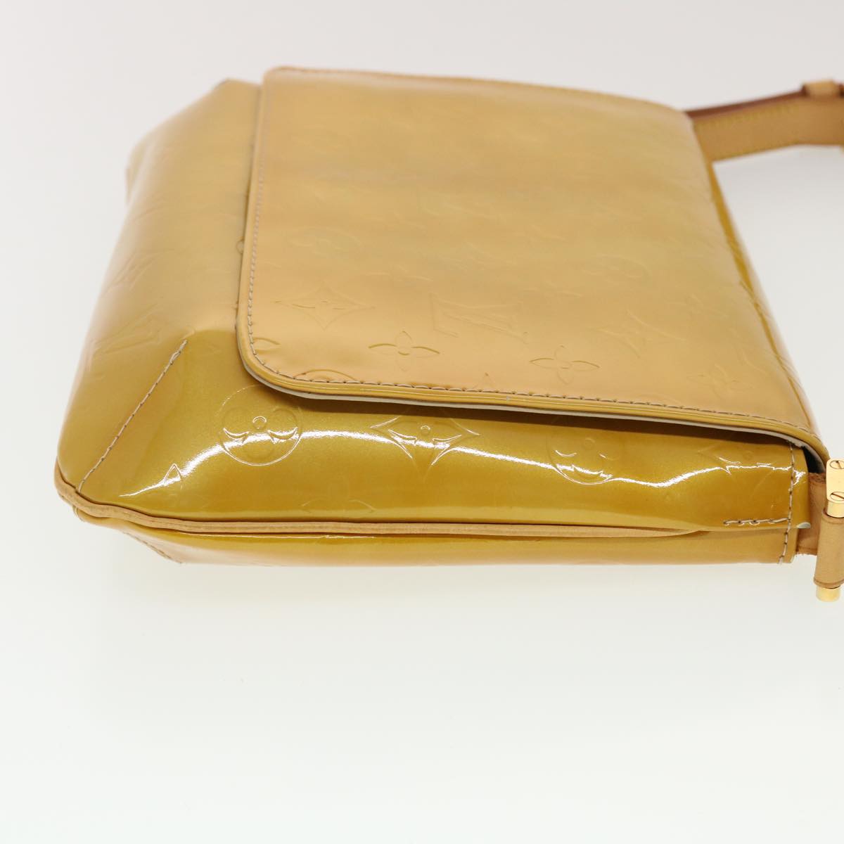 LOUIS VUITTON Monogram Vernis Thompson Street Bag Beige M91301 LV B263