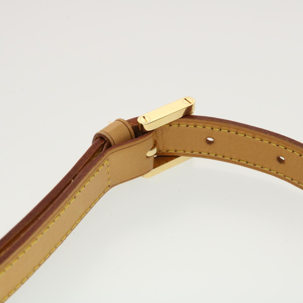 LOUIS VUITTON Monogram Vernis Thompson Street Bag Beige M91301 LV B263