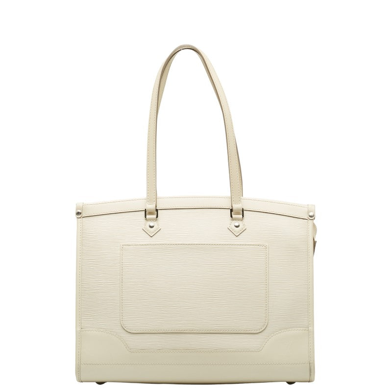 Louis Vuitton Epi Madeleine GM Shoulder Bag M5934J Ivory White Leather  Louis Vuitton