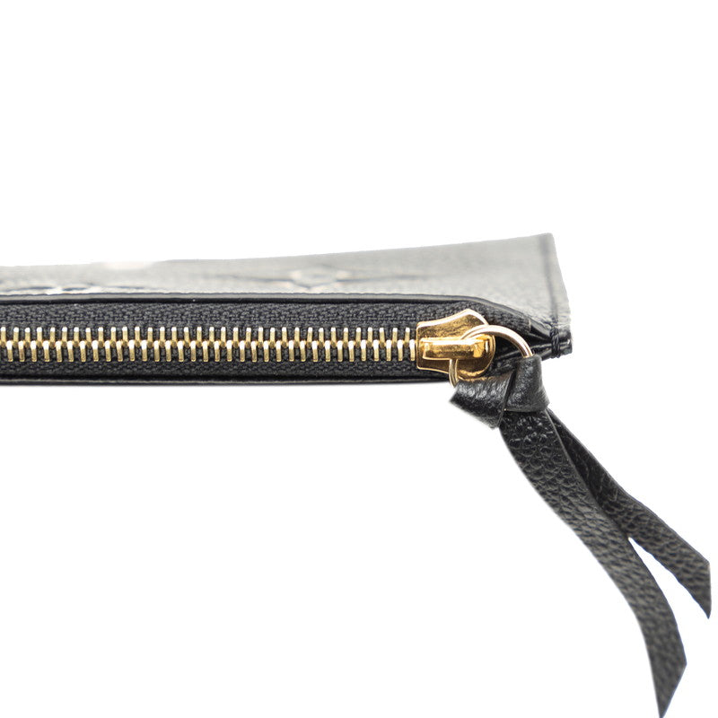 Louis Vuitton Monogram Implant Bicycle Chain Felice Chain Wallet M80482 Black Beige  Leather  Louis Vuitton
