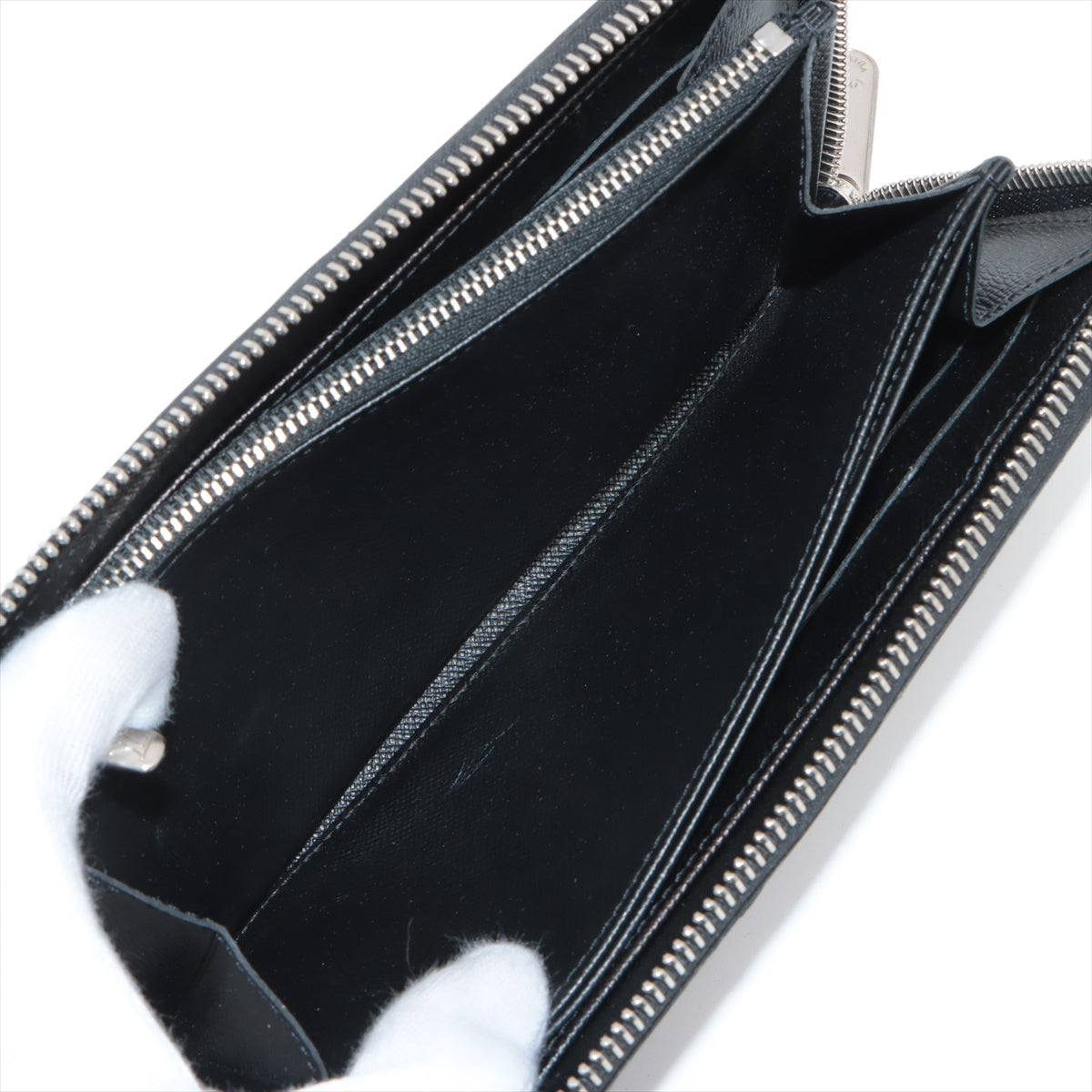 Louis Vuitton Epi Zippy Wallet M60072 Noneir Round Zippe Wallet