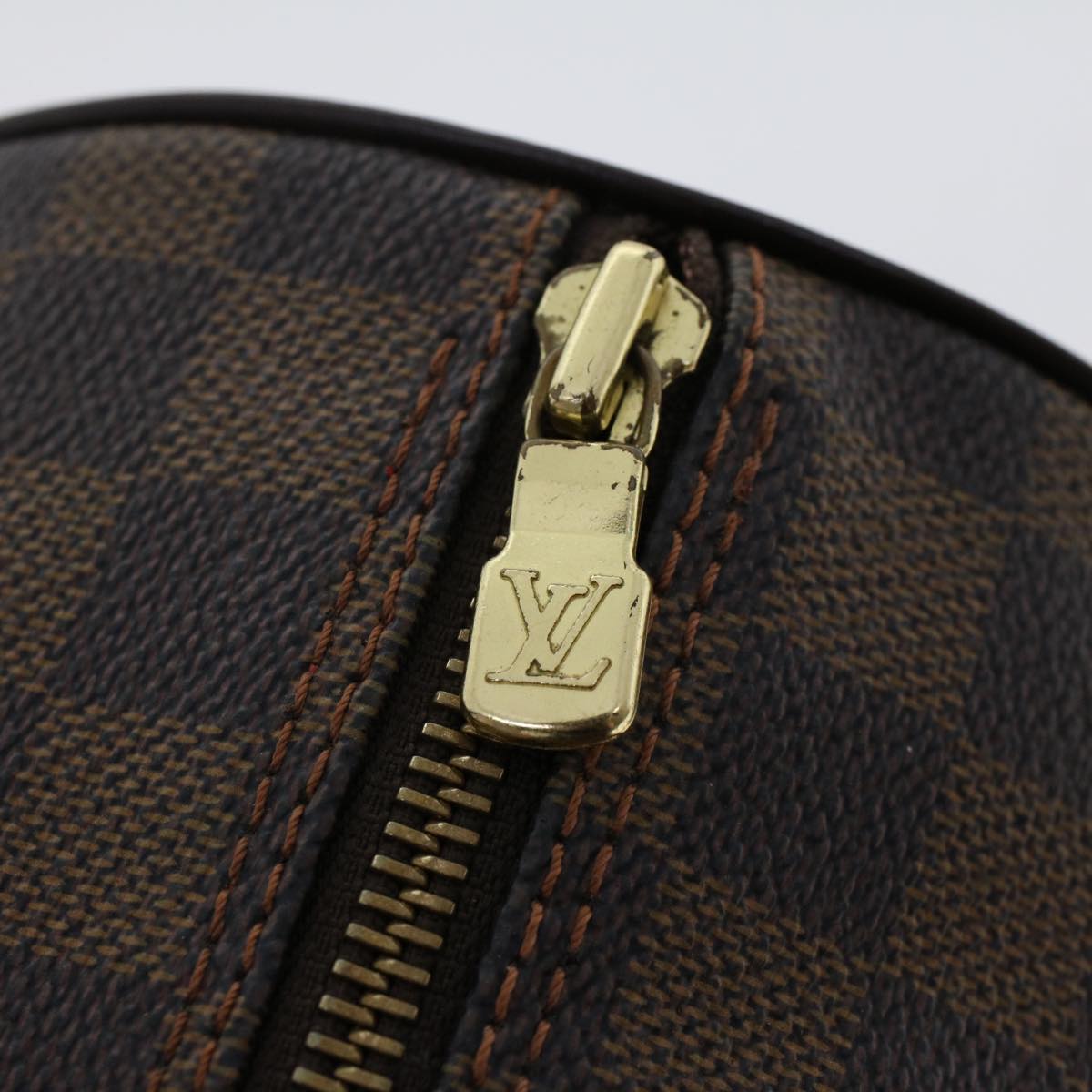LOUIS VUITTON Damier Ebene Papillon 30 Hand Bag N51303 LV B289