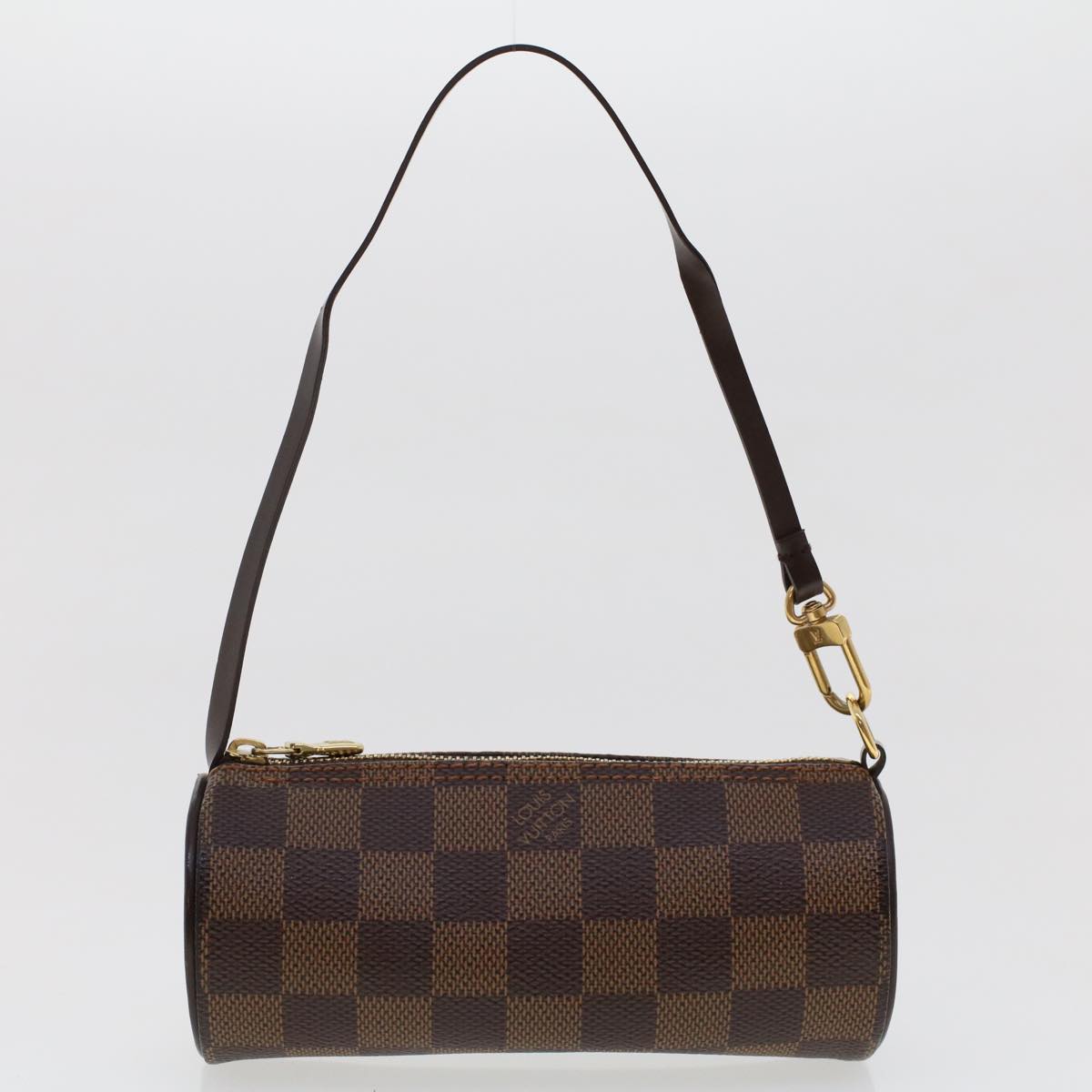 LOUIS VUITTON Damier Ebene Papillon 30 Hand Bag N51303 LV B289