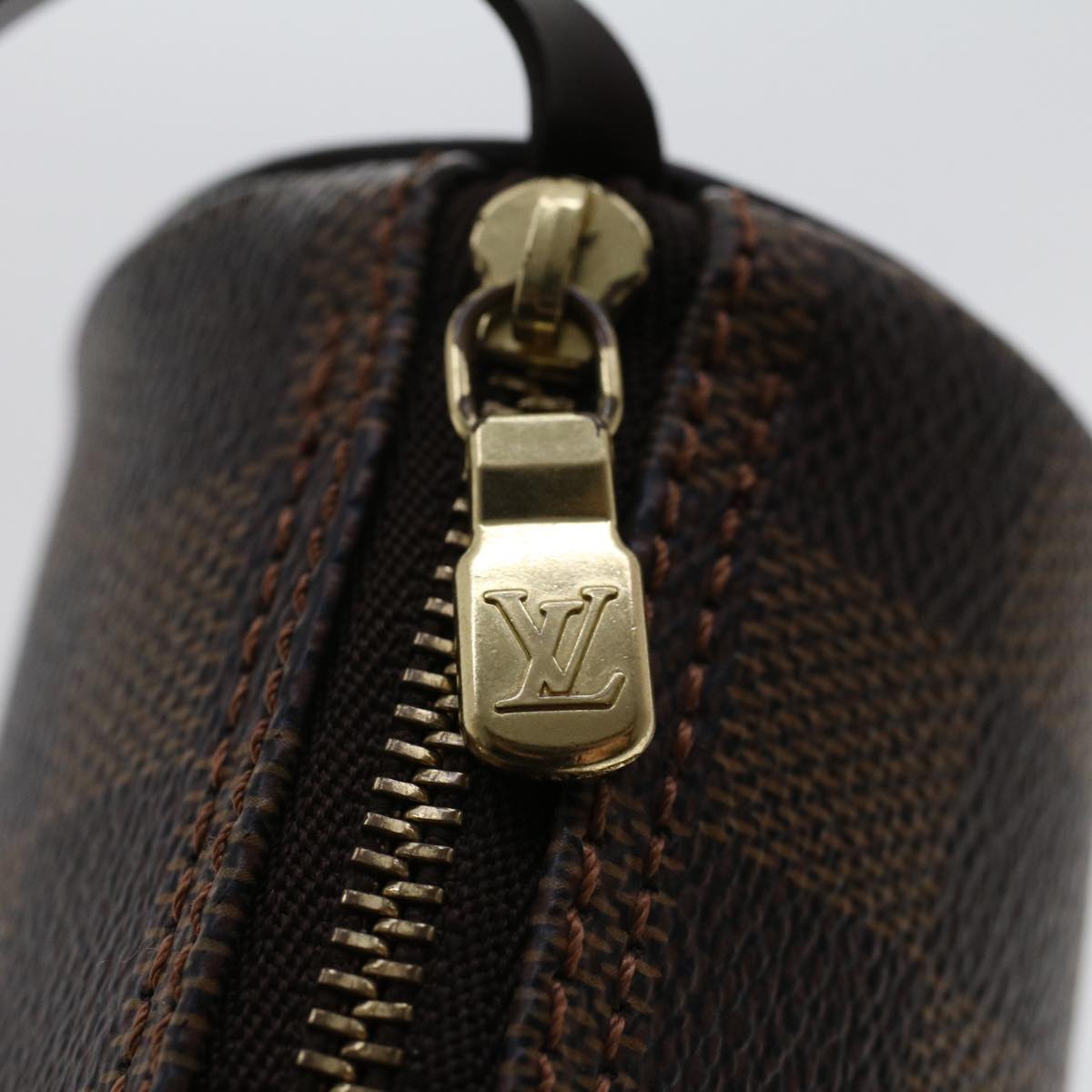 LOUIS VUITTON Damier Ebene Papillon 30 Hand Bag N51303 LV B289
