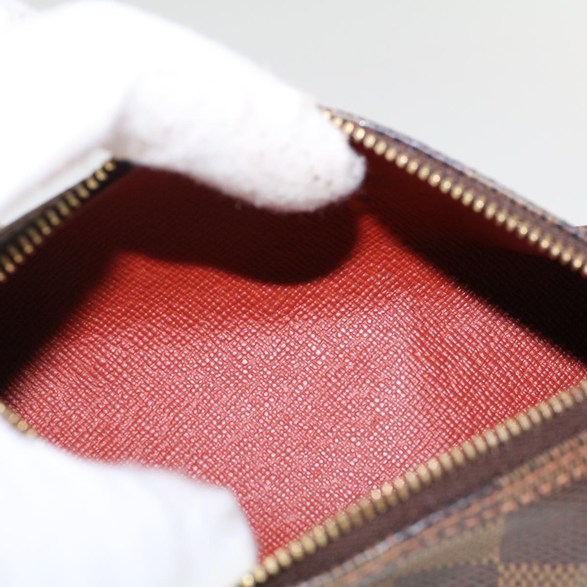 LOUIS VUITTON Damier Ebene Papillon 30 Hand Bag N51303 LV B289