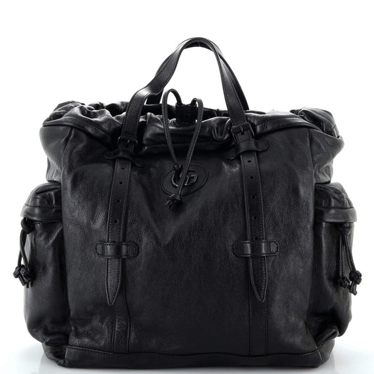 Luxury Gucci Trending 2025 Double G Drawstring Tote Leather