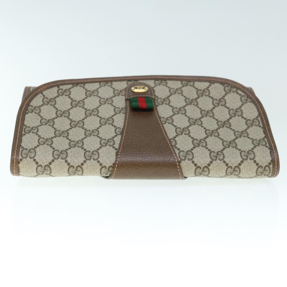 Gucci Gg Canvas  Canvas Clutch Bag