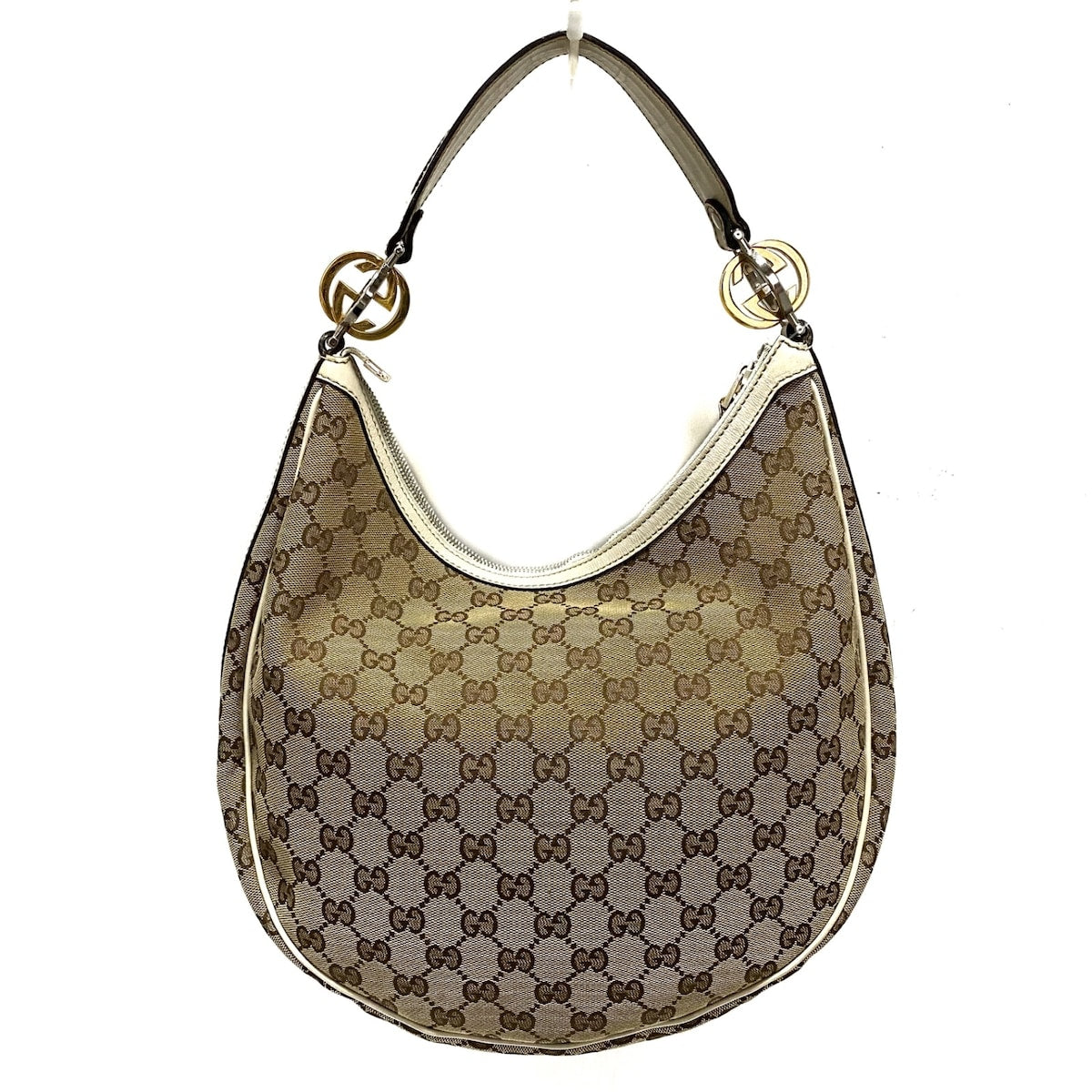Luxury Gucci Trending 2025 Gg Twins  Canvas Shoulder Bag ()